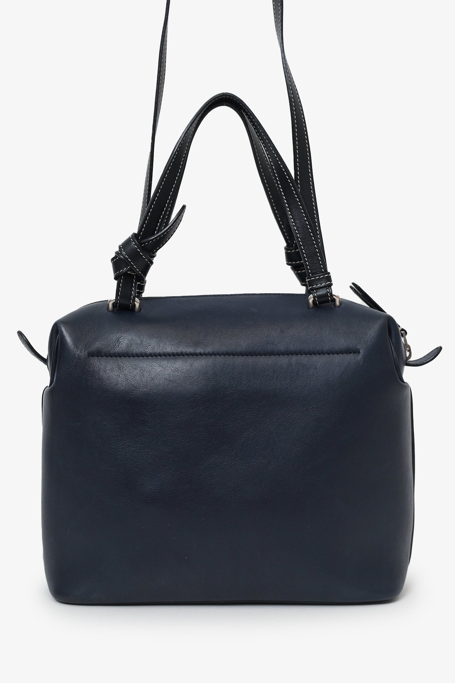Celine Black Lambskin Small Soft Cube Satchel