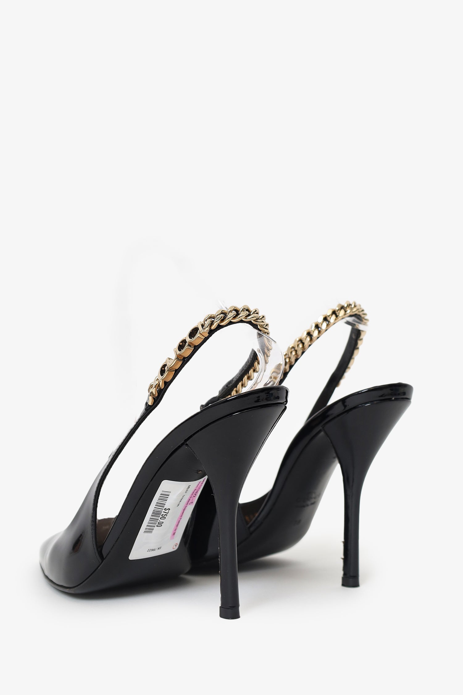 Gucci Black Patent Signoria Pumps Size 38