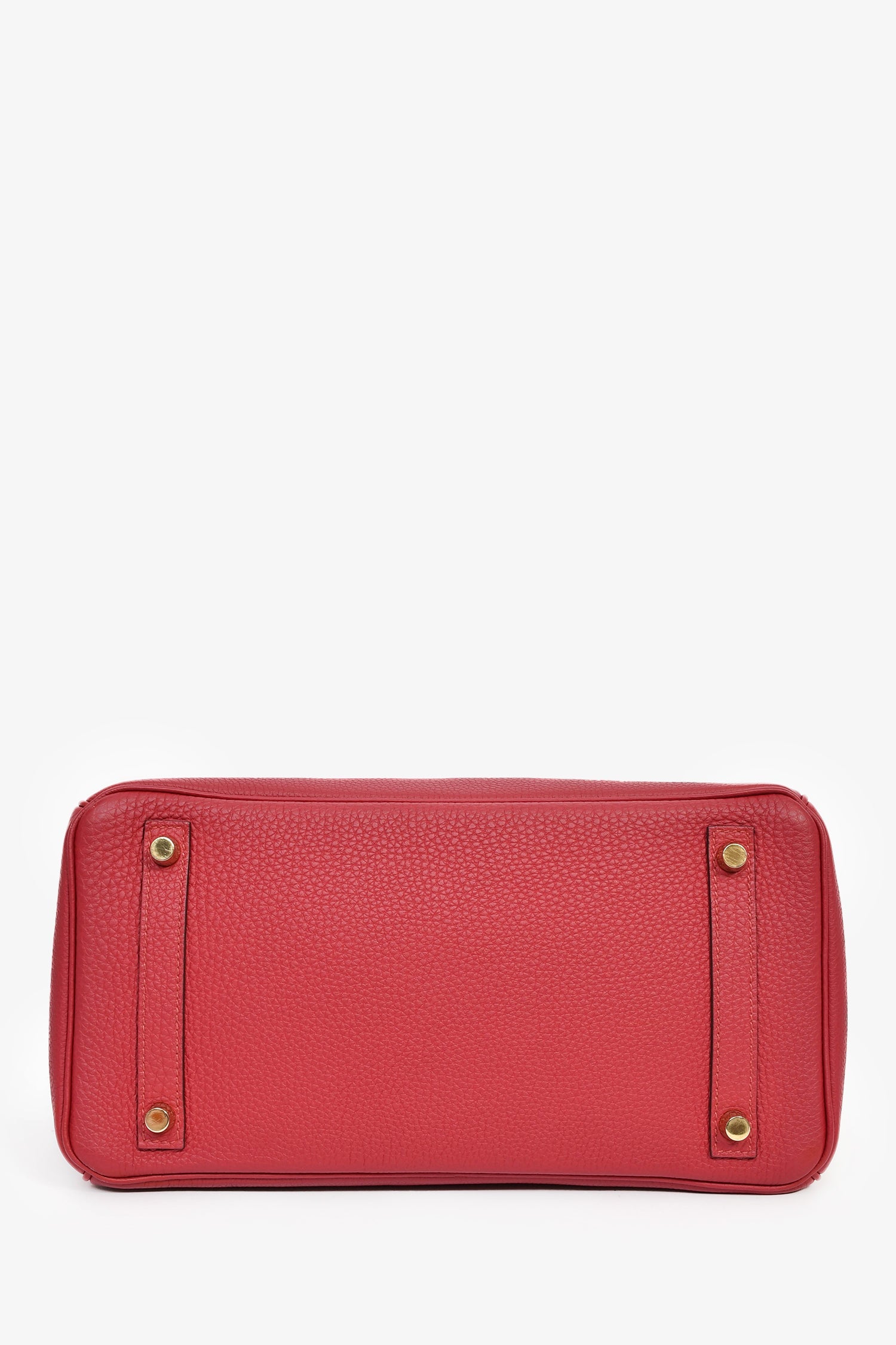 Hermès 2016 Rouge Clemence Leather Birkin 30 GHW