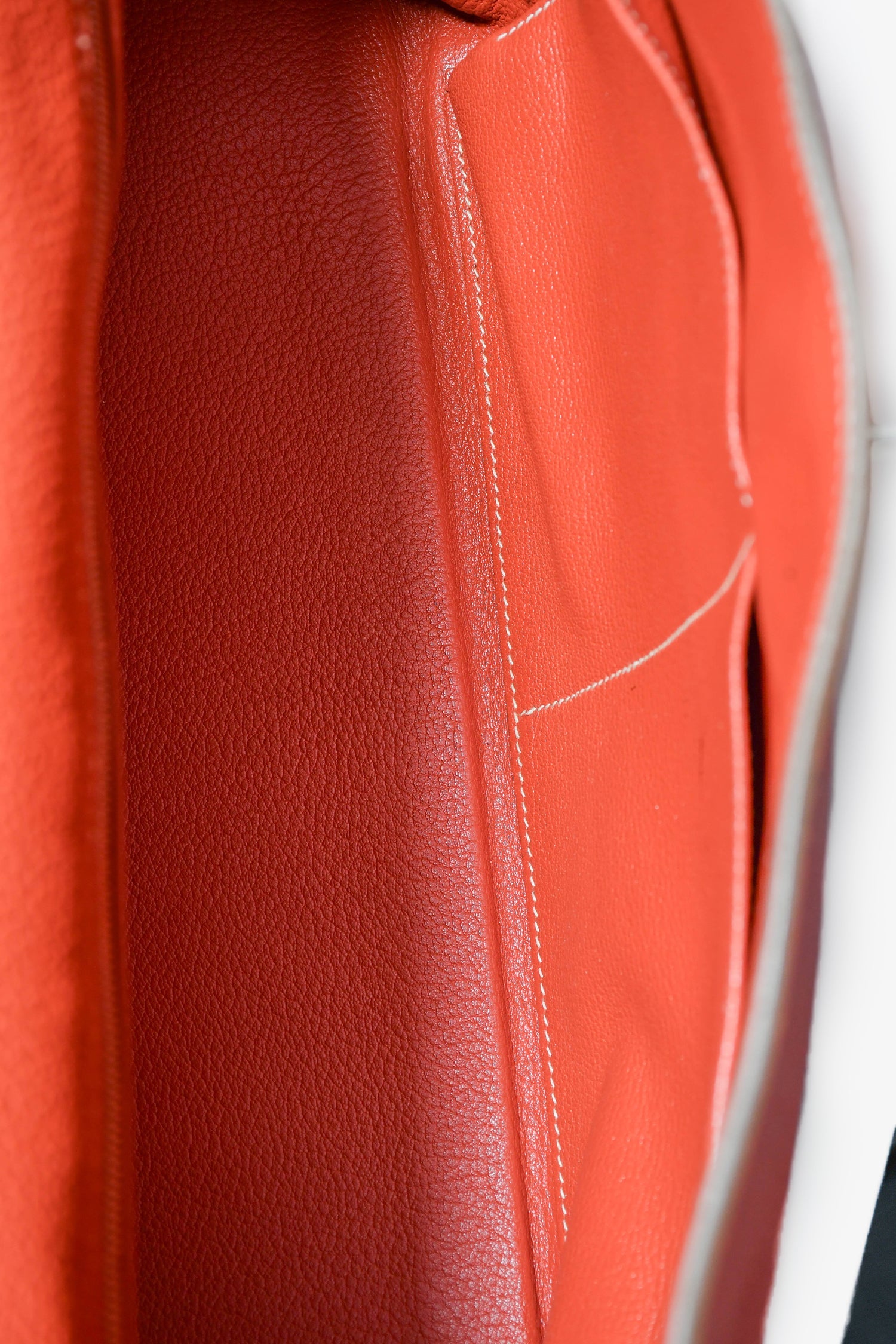 Hermès Coral Clemence Leather Kelly 40 with Strap
