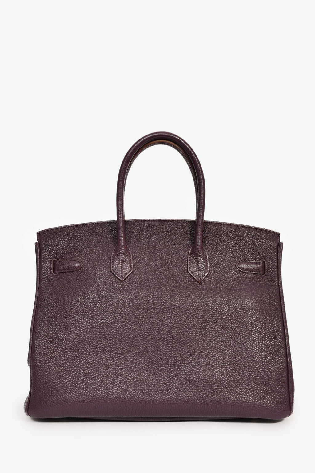 Hermès 2008 Raisin Clemence Leather Birkin 35