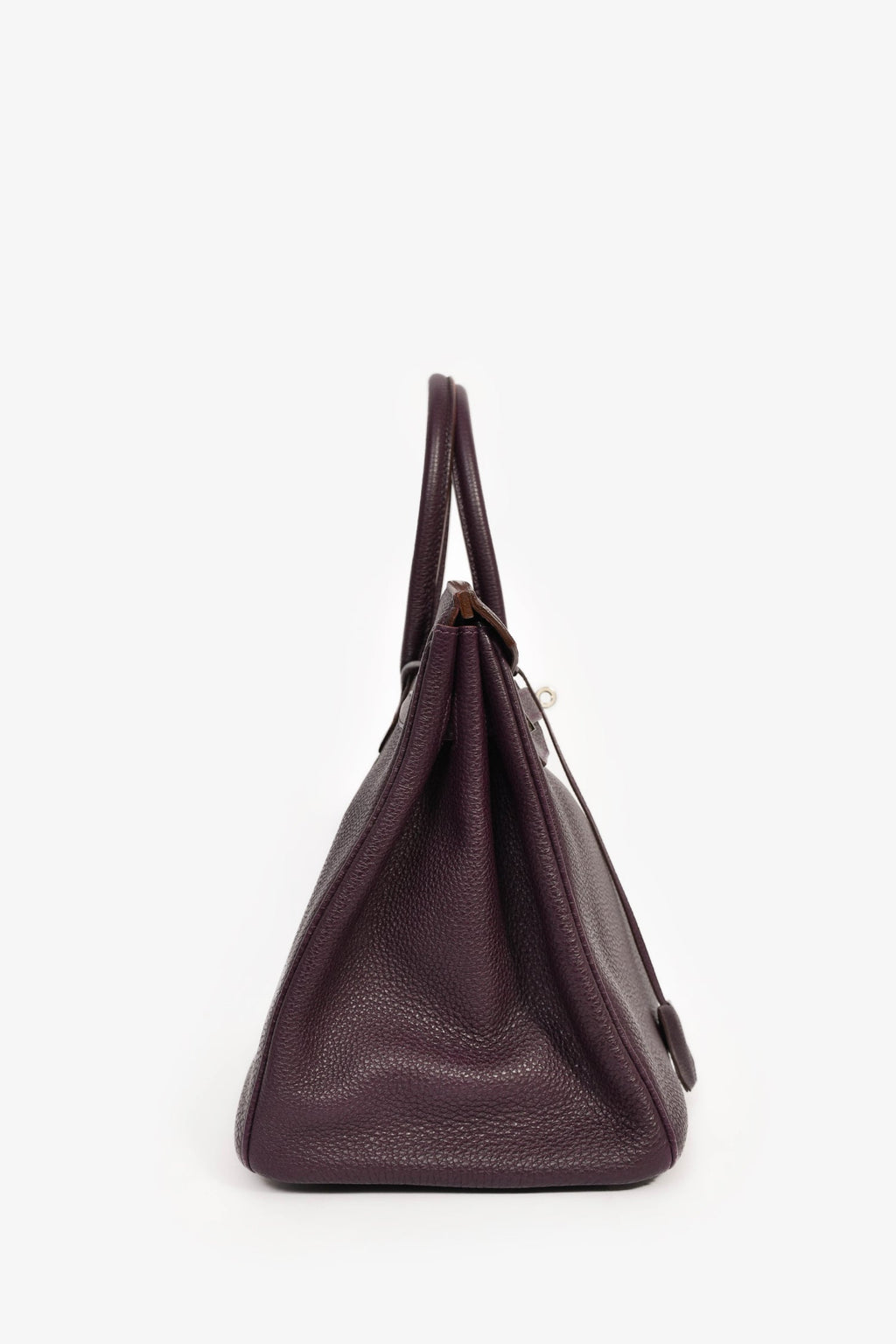 Hermès 2008 Raisin Clemence Leather Birkin 35