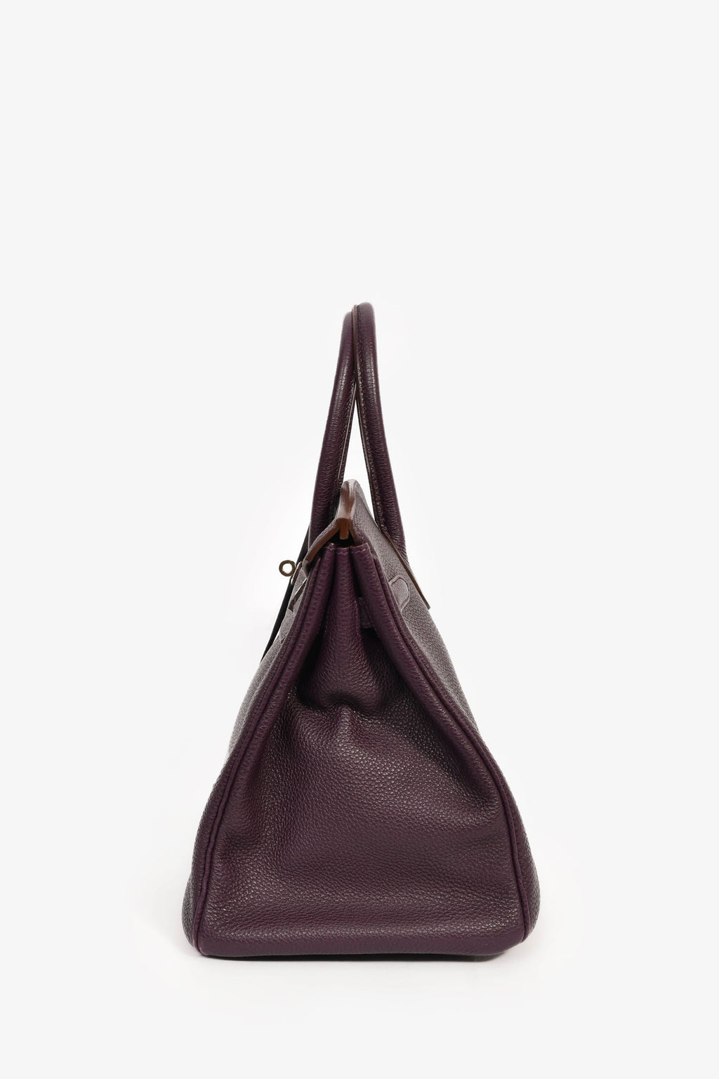 Hermès 2008 Raisin Clemence Leather Birkin 35