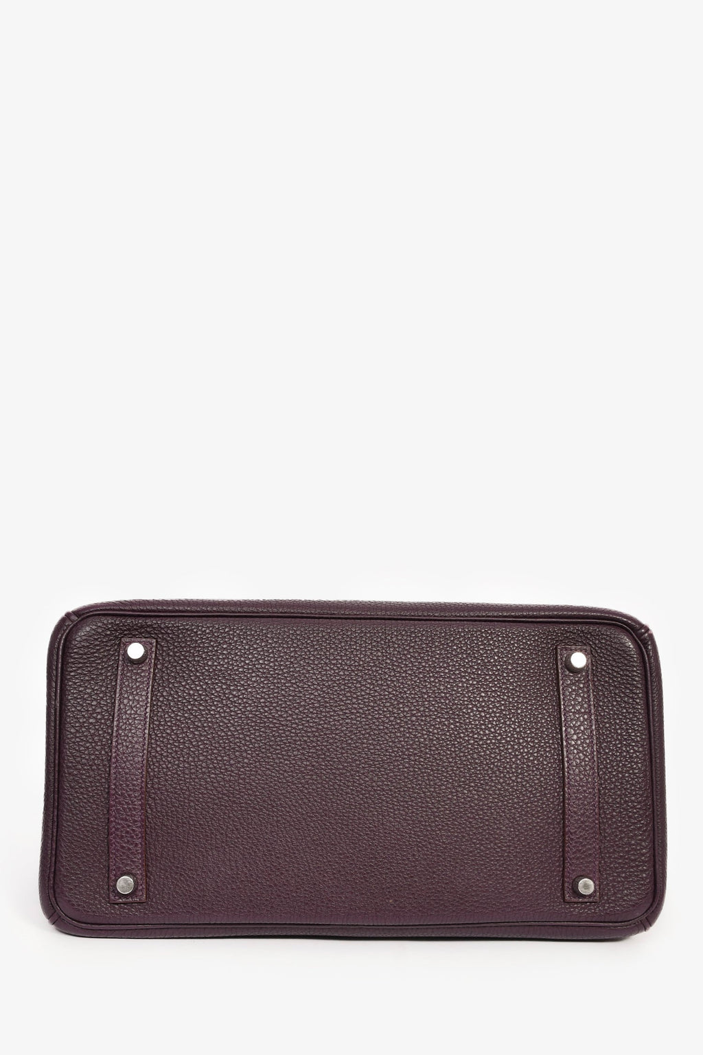 Hermès 2008 Raisin Clemence Leather Birkin 35