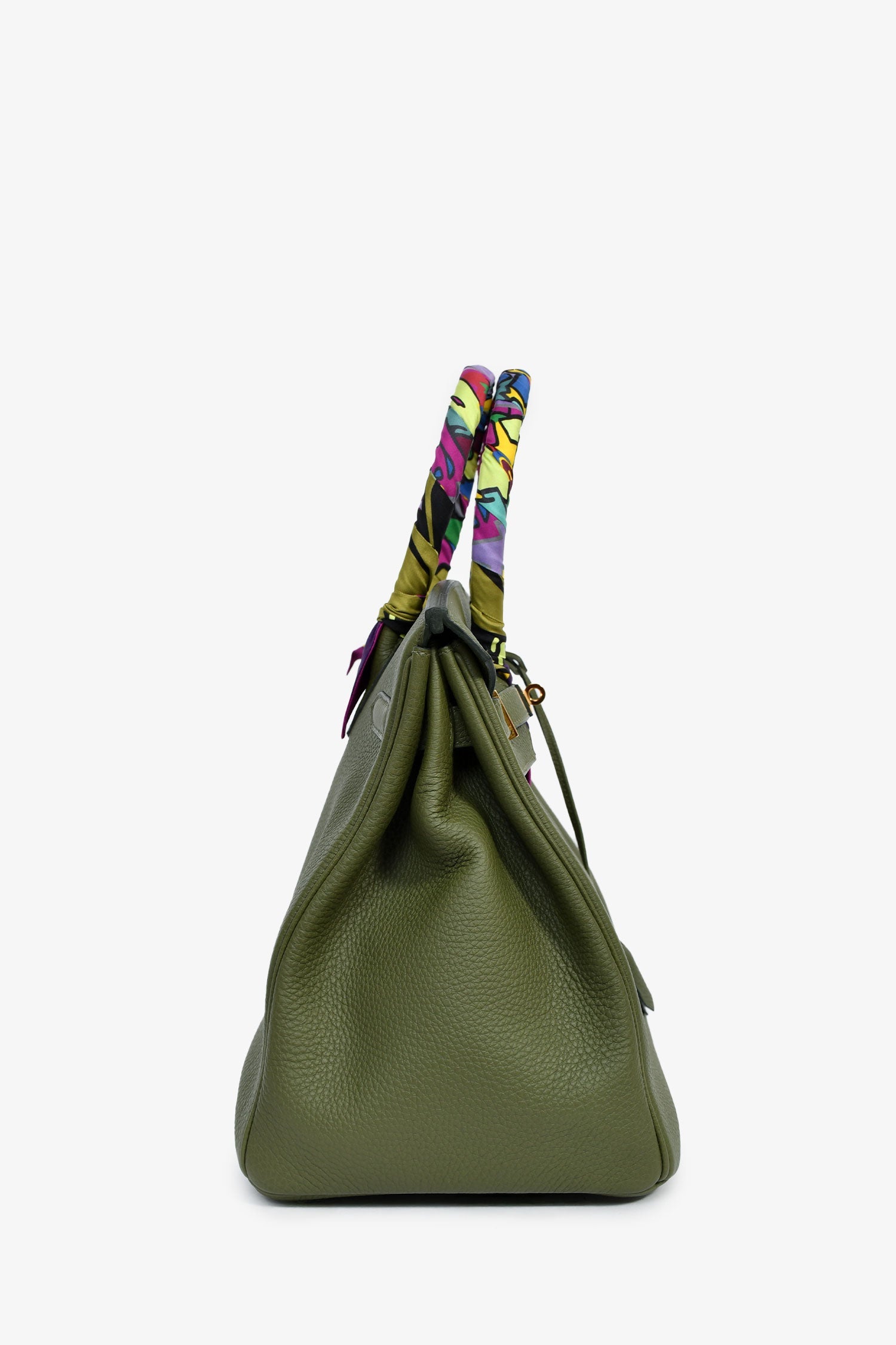 Hermès 2013 Green Canopee Togo Leather Birkin 35