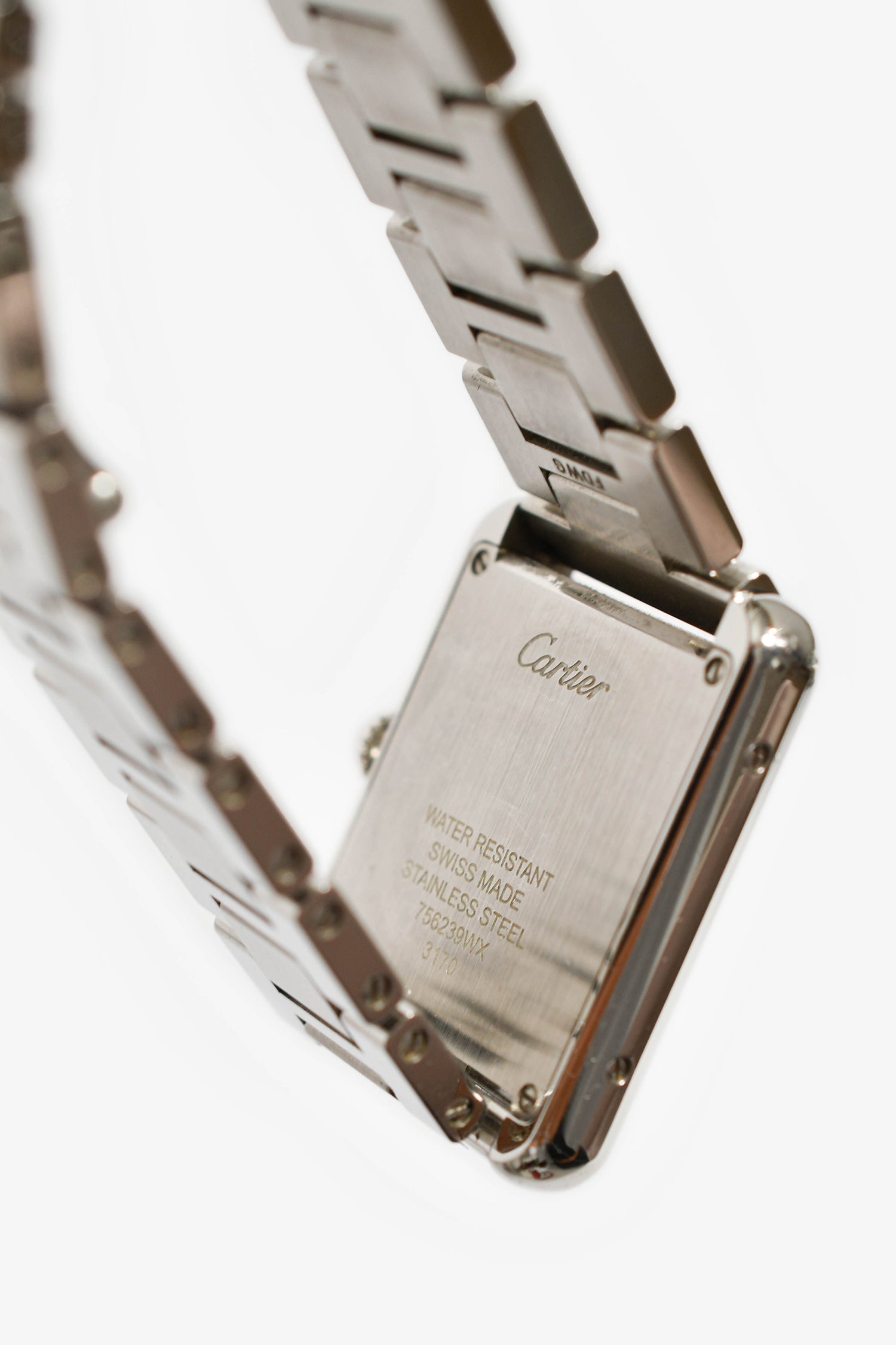 Cartier Stainless Steel Quartz Tank Solo Watch
