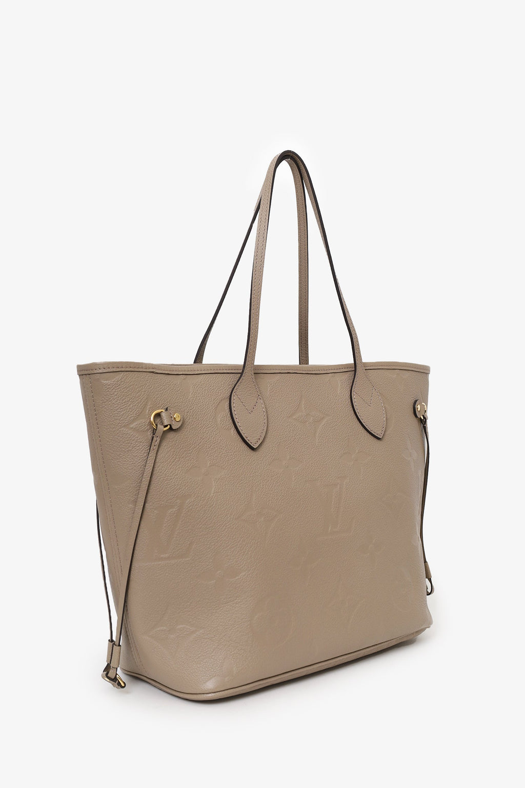 Louis Vuitton Empreinte Leather Handbags Neverfull MM With Pouch