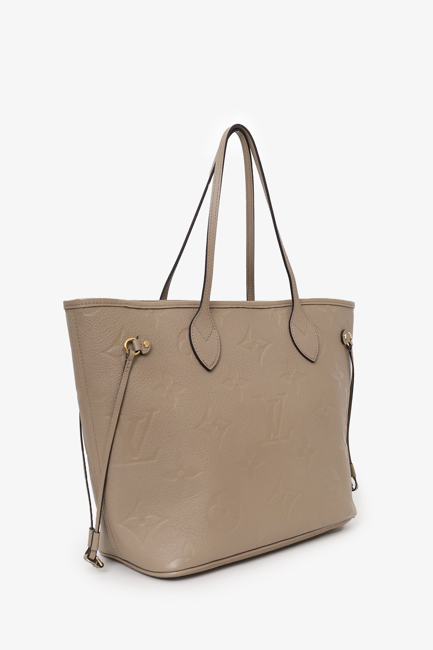 Louis Vuitton Empreinte Leather Handbags Neverfull MM With Pouch