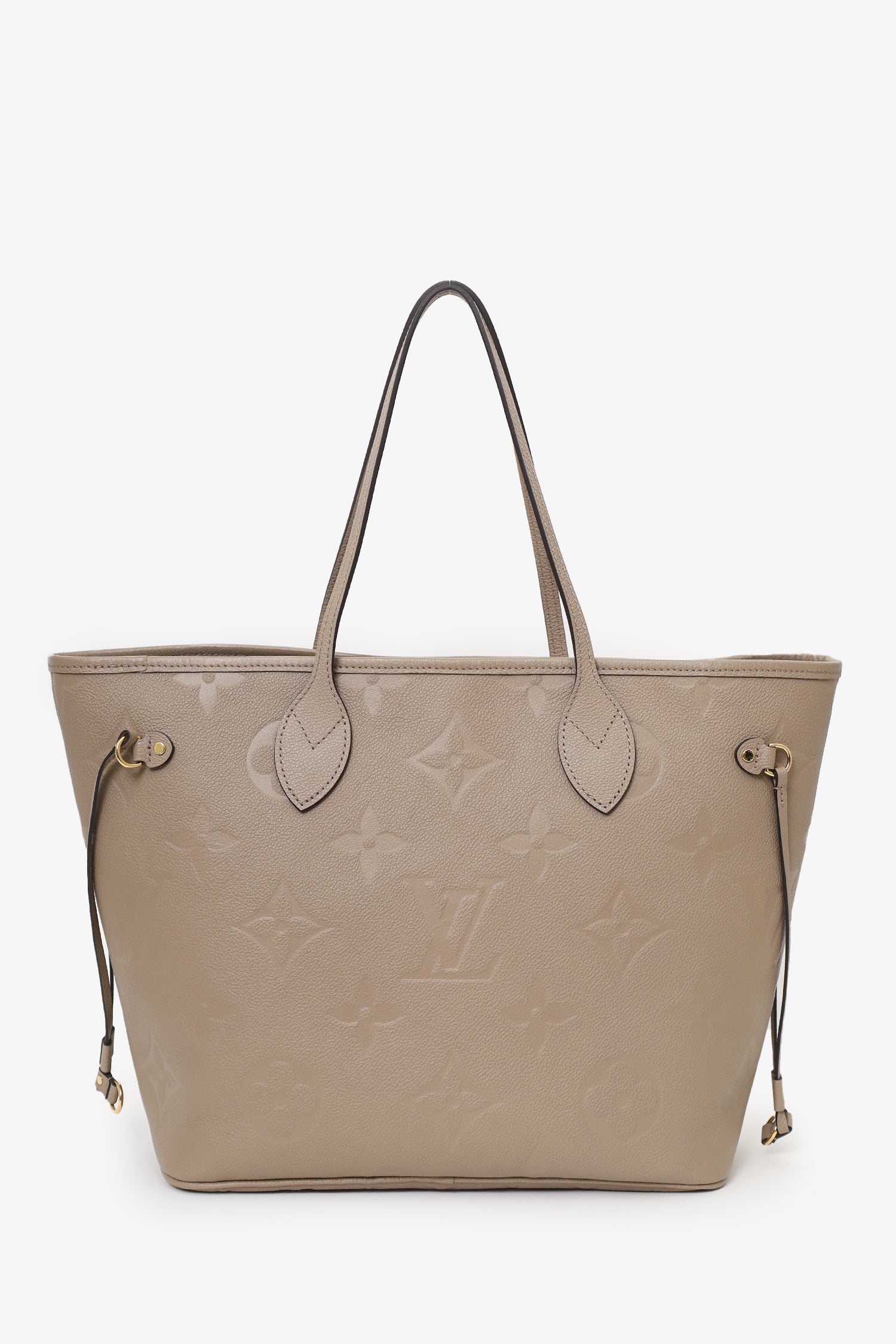 Louis Vuitton Empreinte Leather Handbags Neverfull MM With Pouch