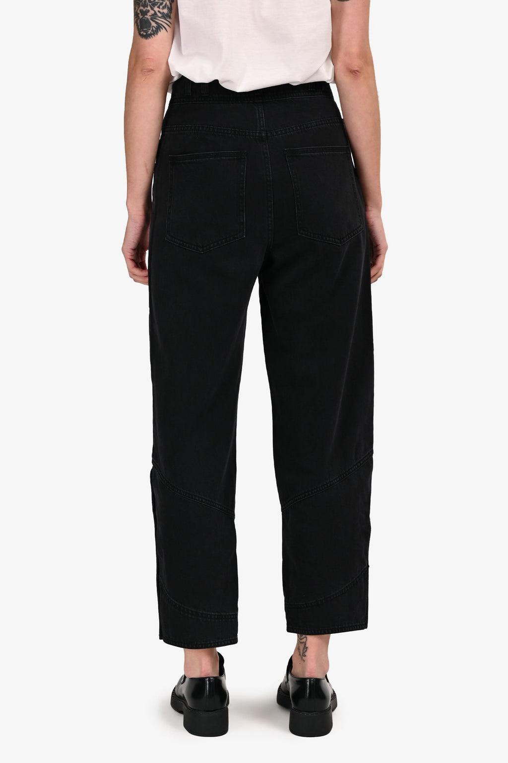 Ulla Johnson Black Buttoned Cuff Jeans Size 0