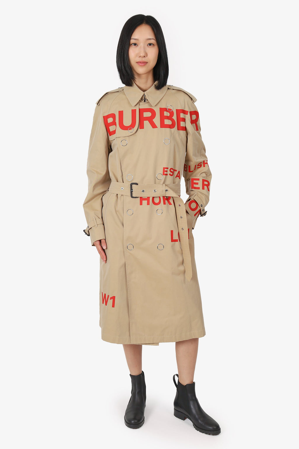 Burberry “Kingdom” S/S ‘19 Runway Trench Coat Size 46