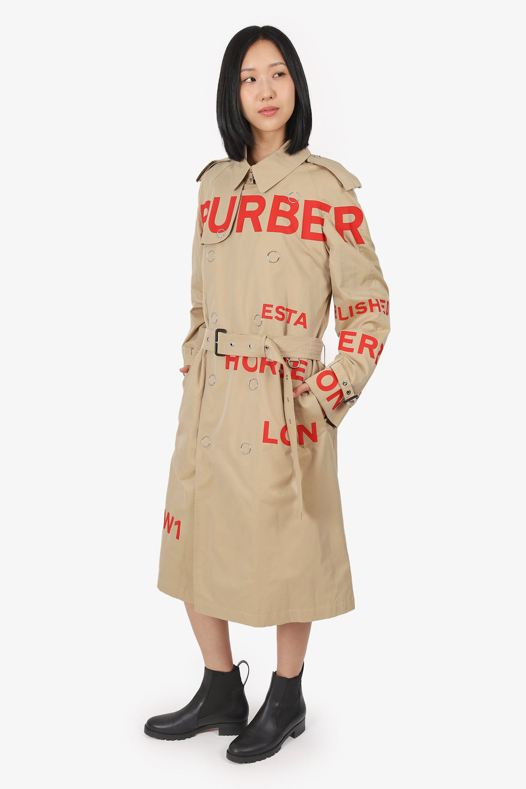 Burberry “Kingdom” S/S ‘19 Runway Trench Coat Size 46