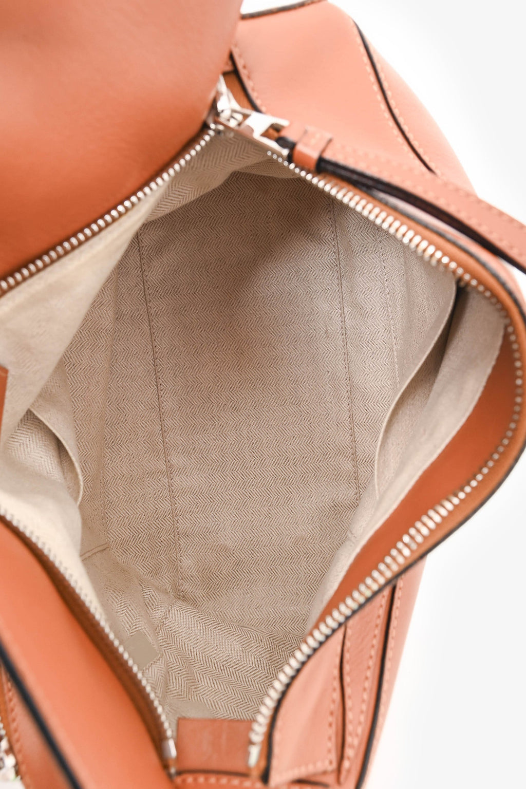 Loewe 2016 Brown Leather Medium Puzzle Bag with Strap