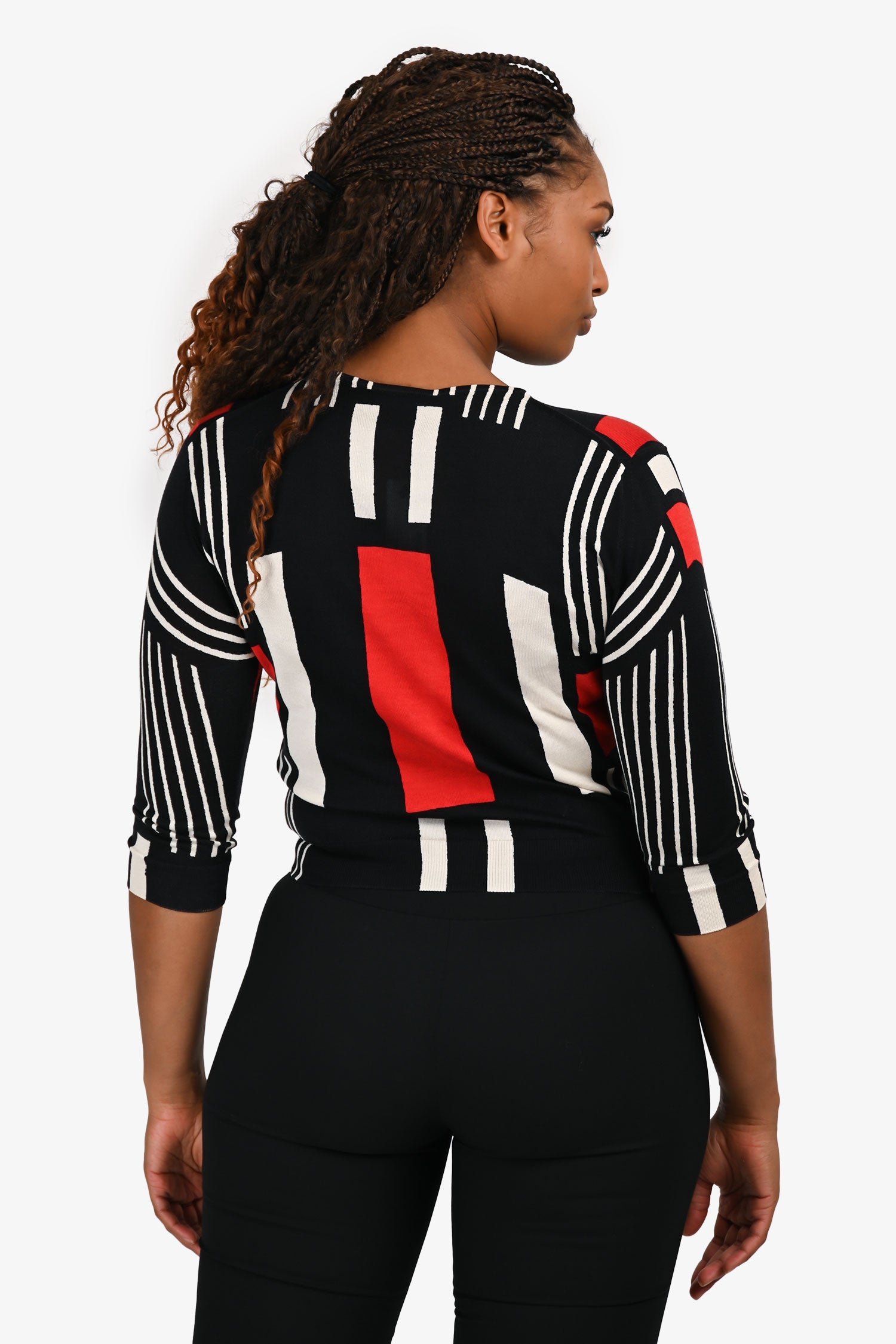 Alexander McQueen Black/Red/White Pattern igan