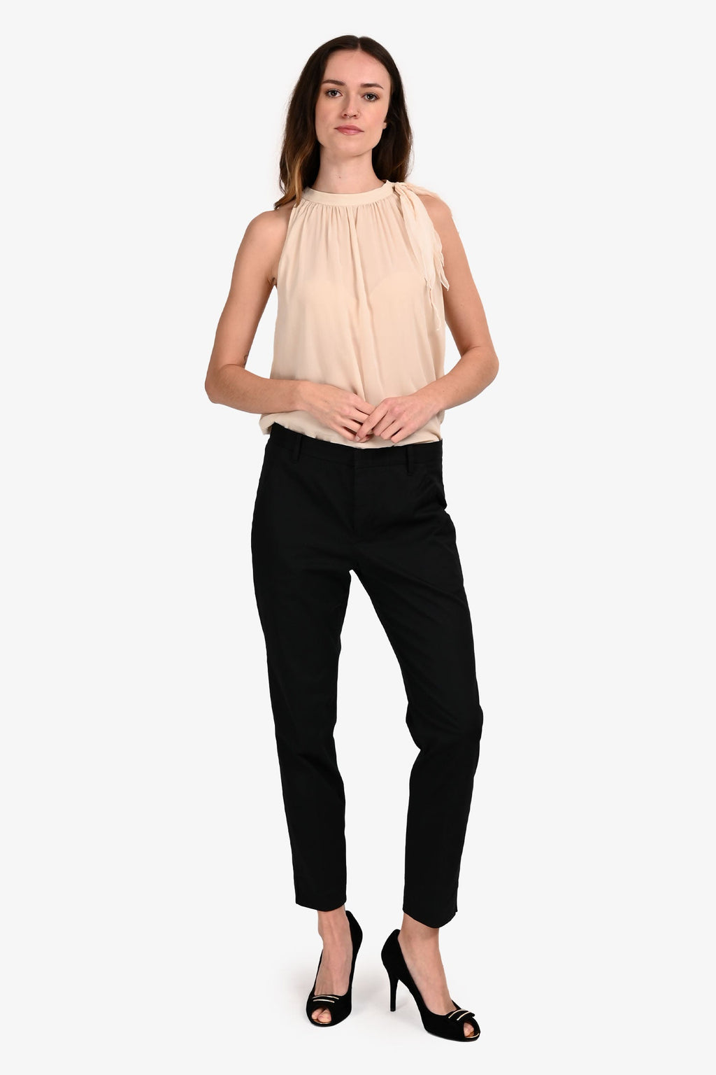 Jil Sander Black Slim Fitted Pants Size 38