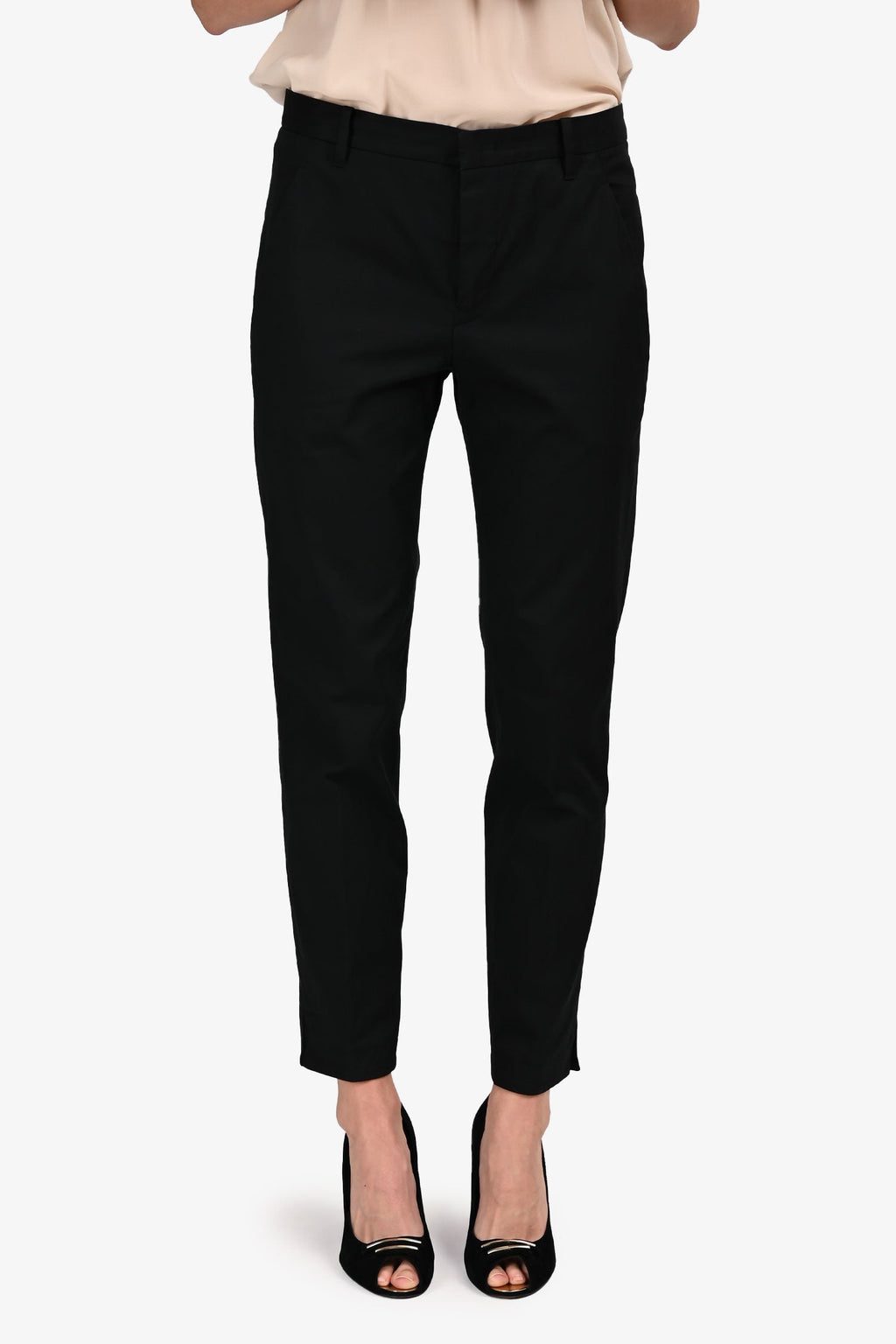 Jil Sander Black Slim Fitted Pants Size 38