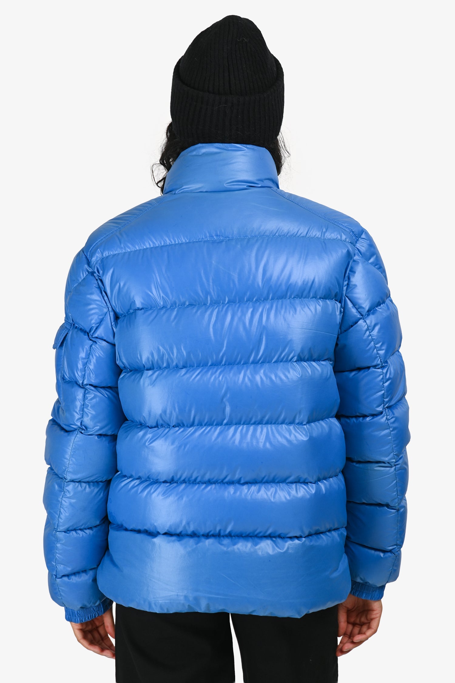 Moncler Blue Down Puffer 'Lule' Jacket Size 1