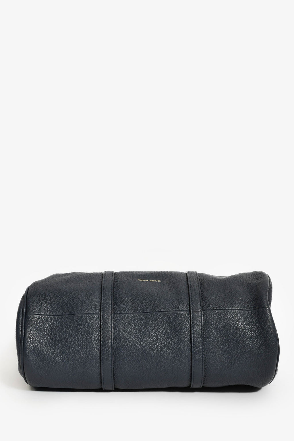 Mansur Gavriel 2012 Blue Pebble Leather Mini Duffle Bag