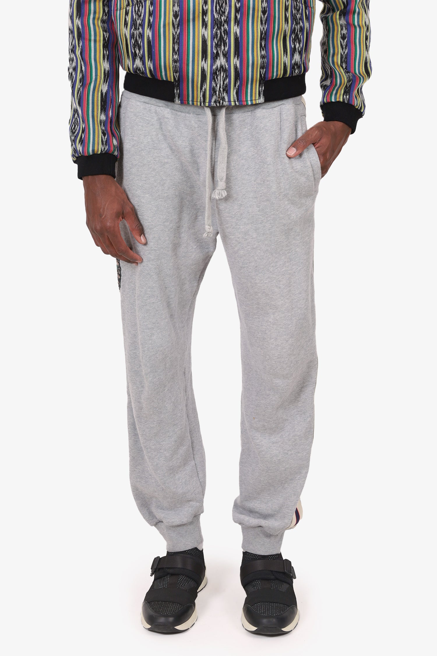 Gucci Grey Cat Sweatpants Size L Mens