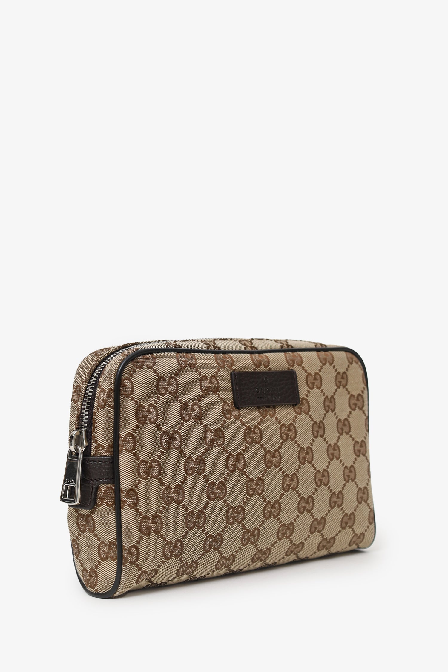 Gucci Brown/Beige GG Canvas Monogram Belt Bag