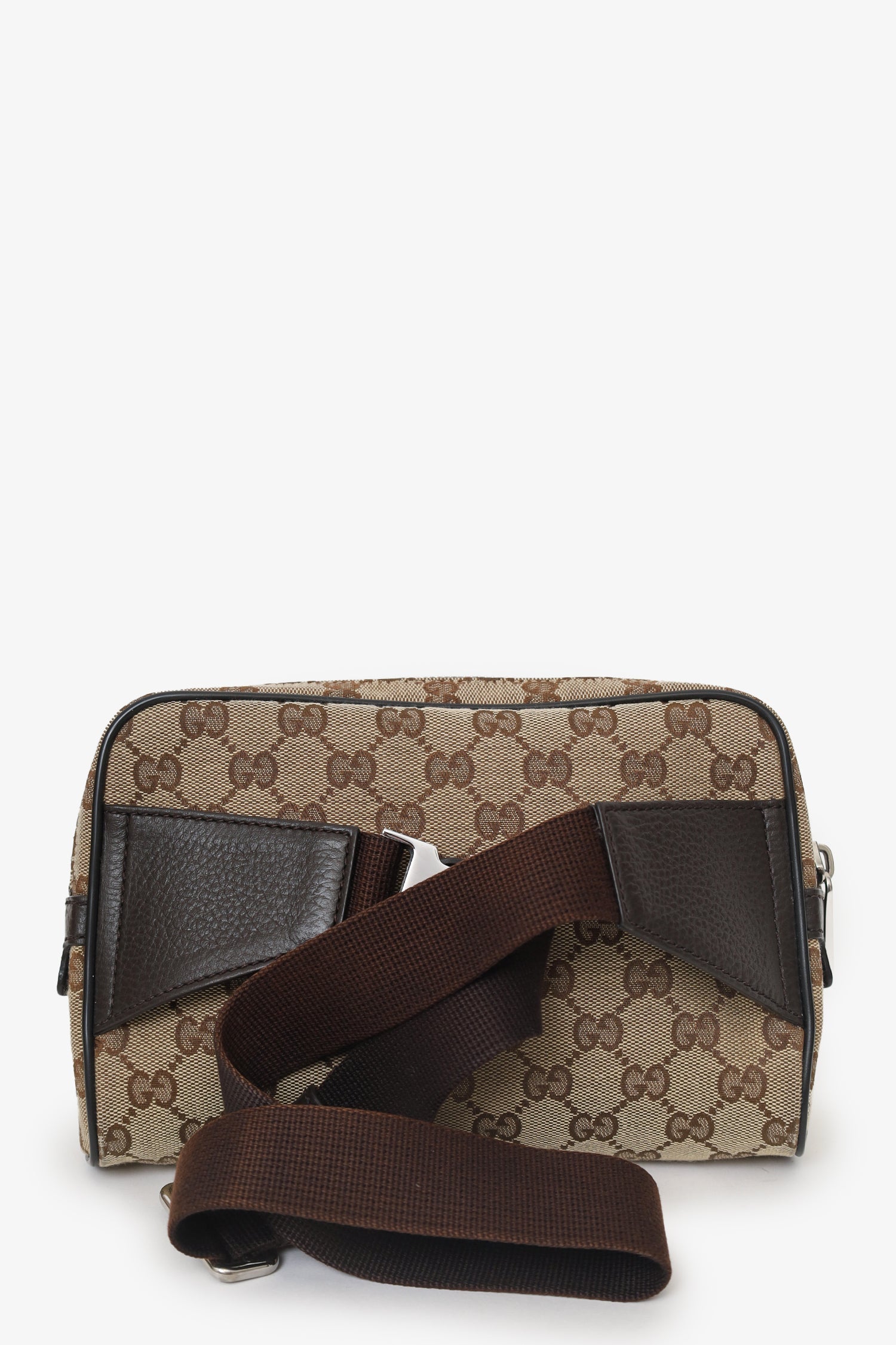 Gucci Brown/Beige GG Canvas Monogram Belt Bag