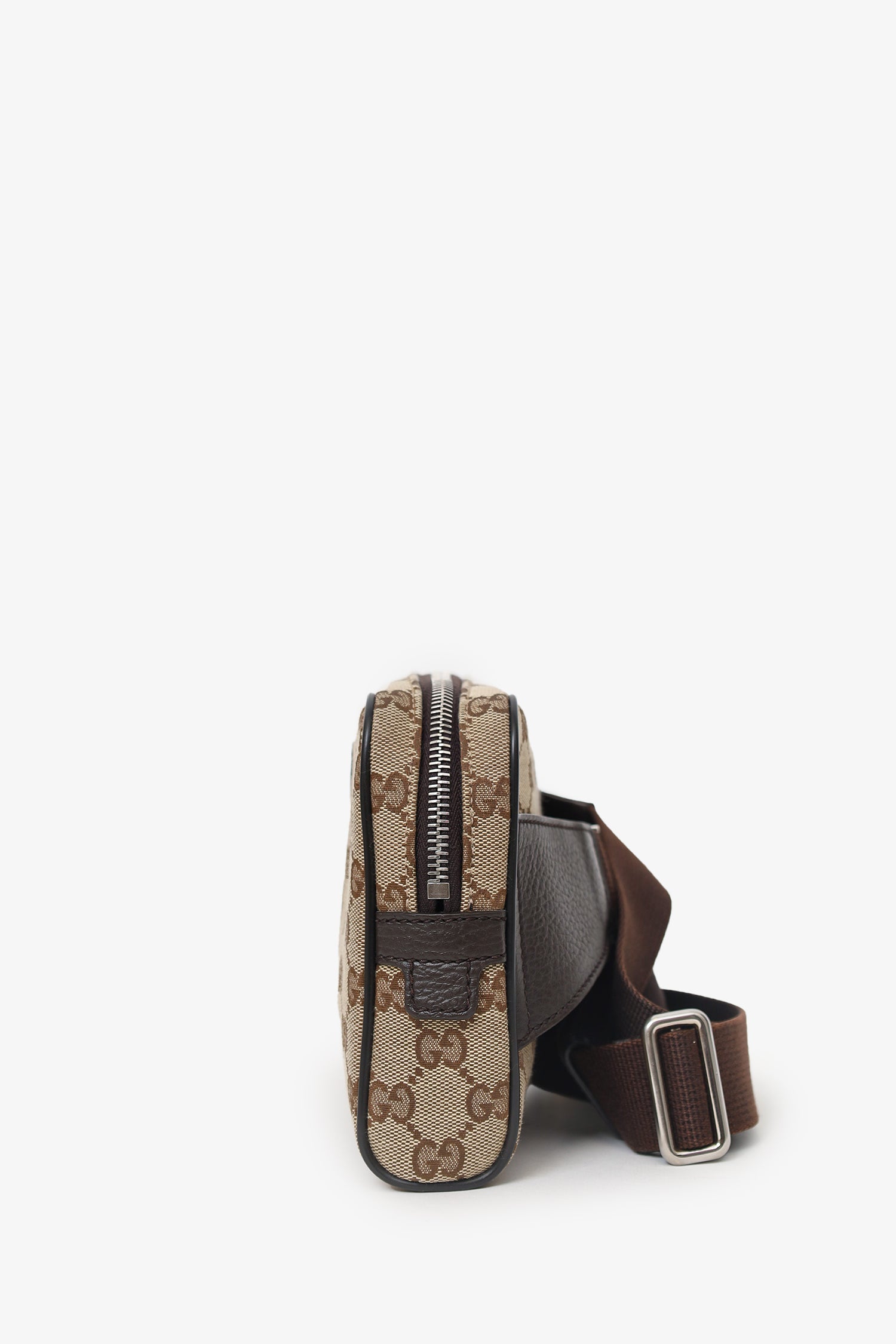Gucci Brown/Beige GG Canvas Monogram Belt Bag