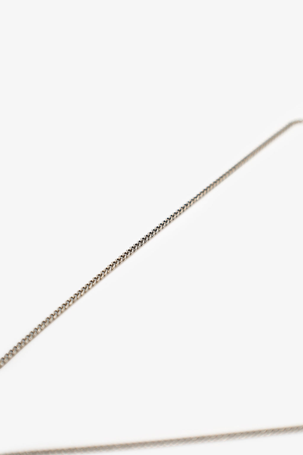 Pre-Loved Chanel™ Silver Tone Faux Pearl CC Drop Pendant Necklace