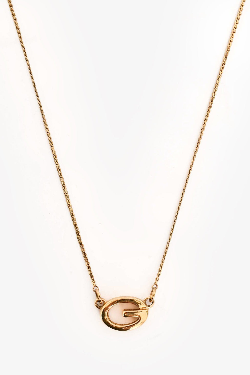 Givenchy Vintage Gold Tone Metal Necklace