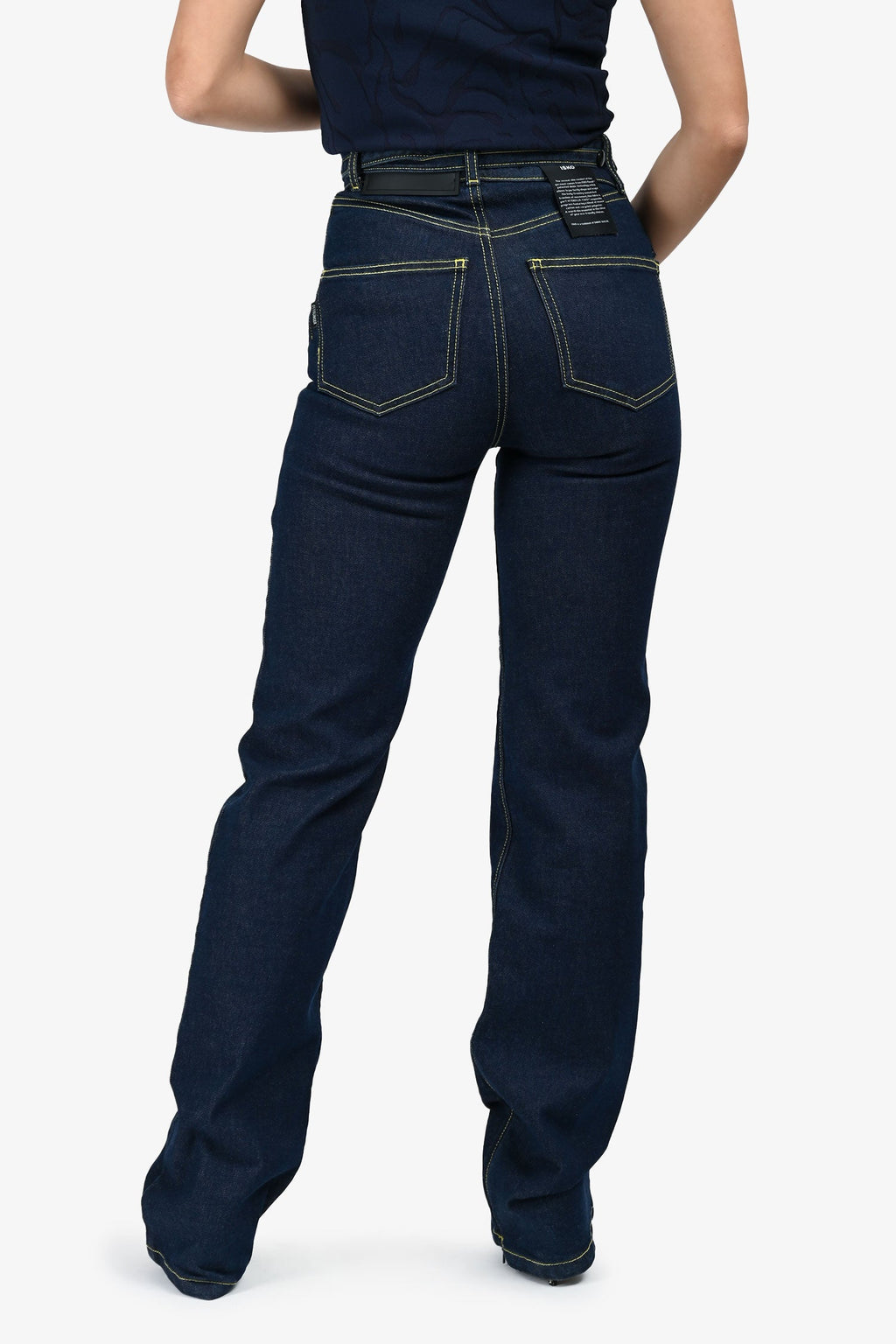 Ottolinger x Isko Dark Denim High Waisted Jeans Size XS