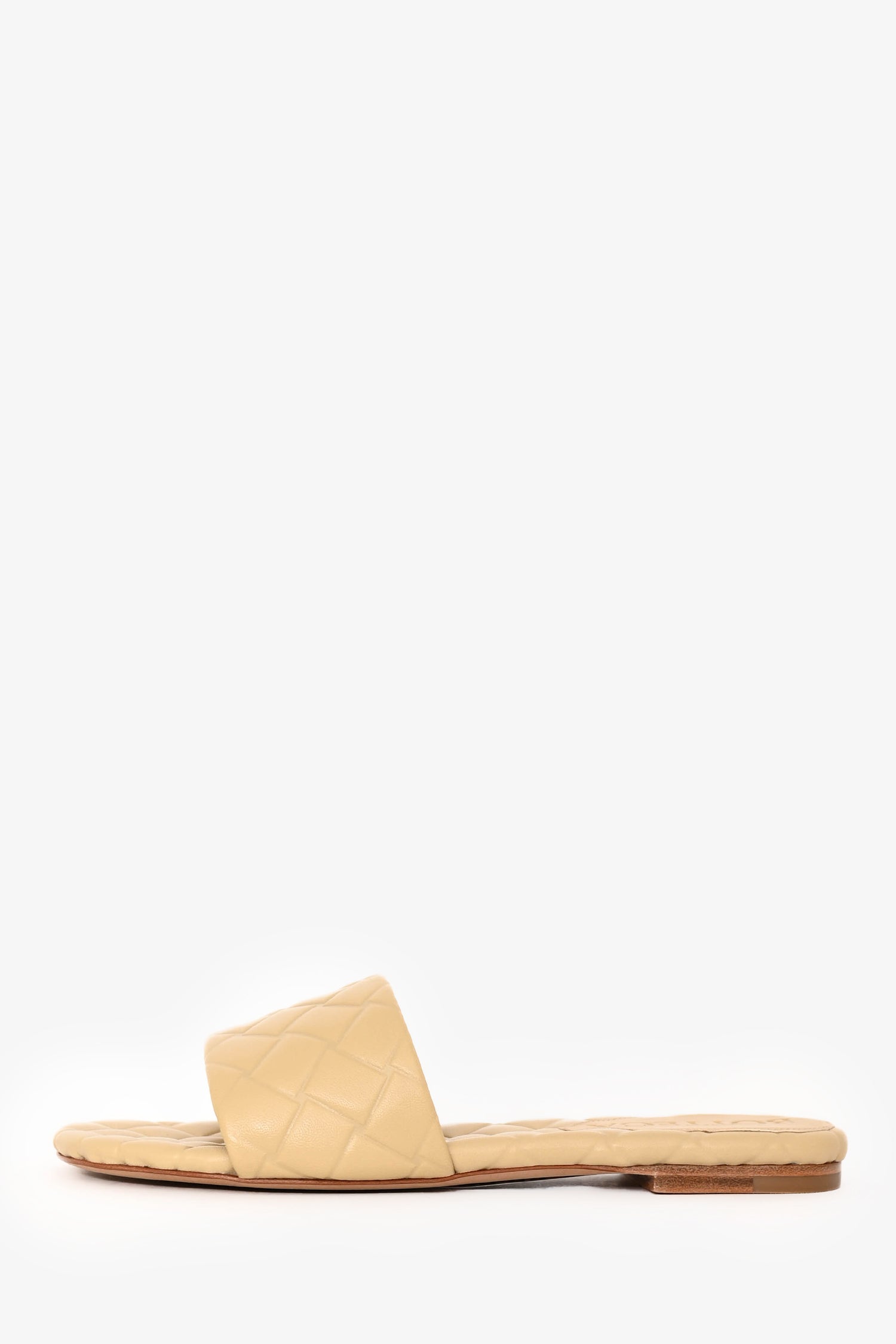 Bottega Veneta Beige Leather Amy Sandals Size 35