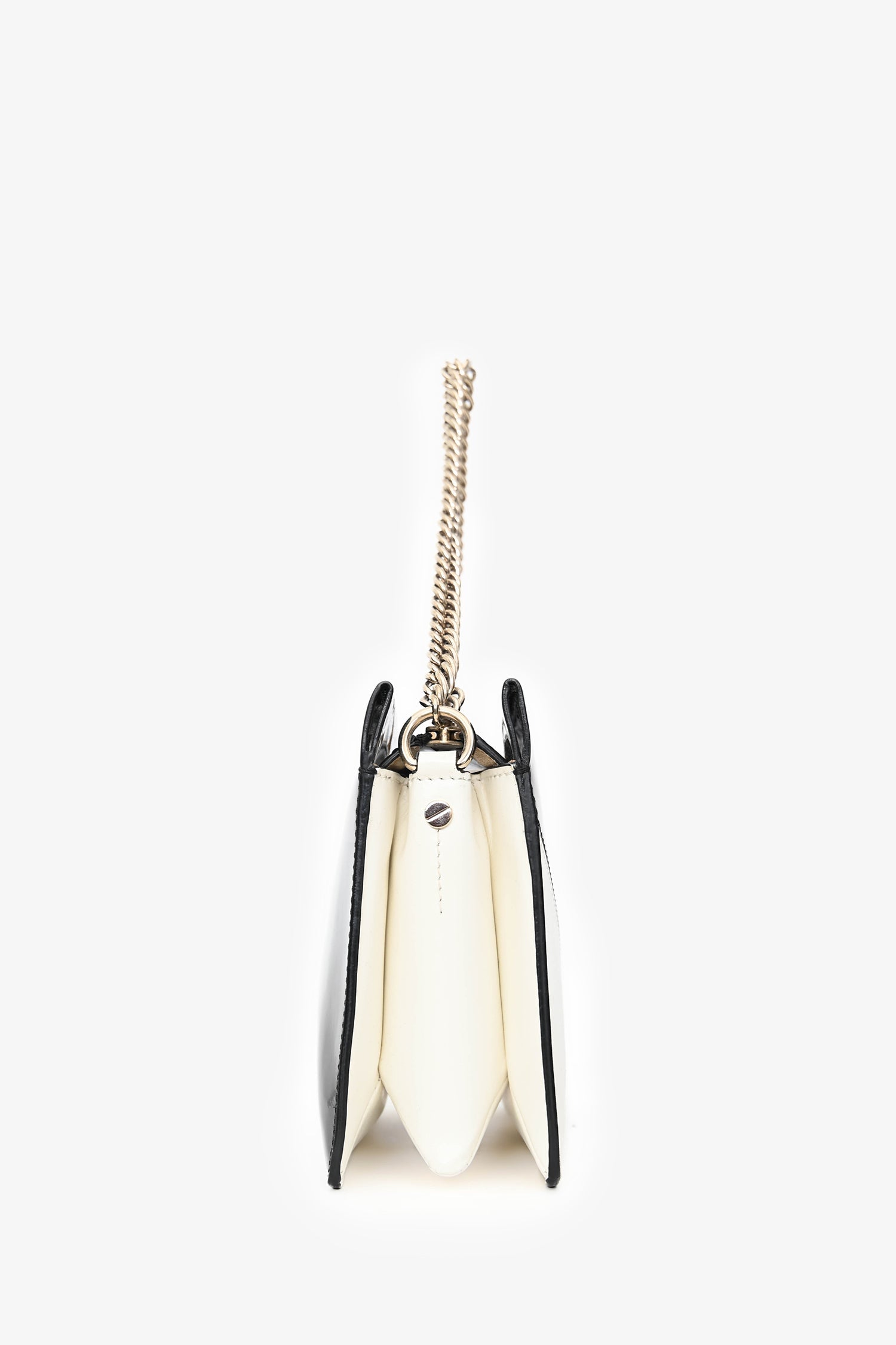 Givenchy Black Patent/Snake Print Leather Cross 3 Bag with Strap
