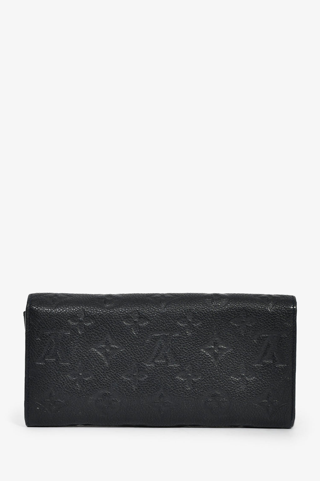 Louis Vuitton 2019 Black Empreinte 'Sarah' Wallet with Extra Insert (As Is)