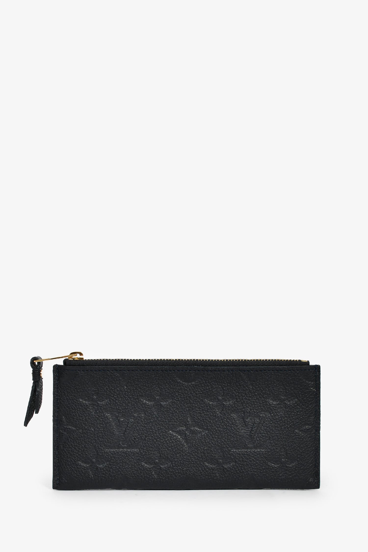 Louis Vuitton 2019 Black Empreinte 'Sarah' Wallet with Extra Insert (As Is)