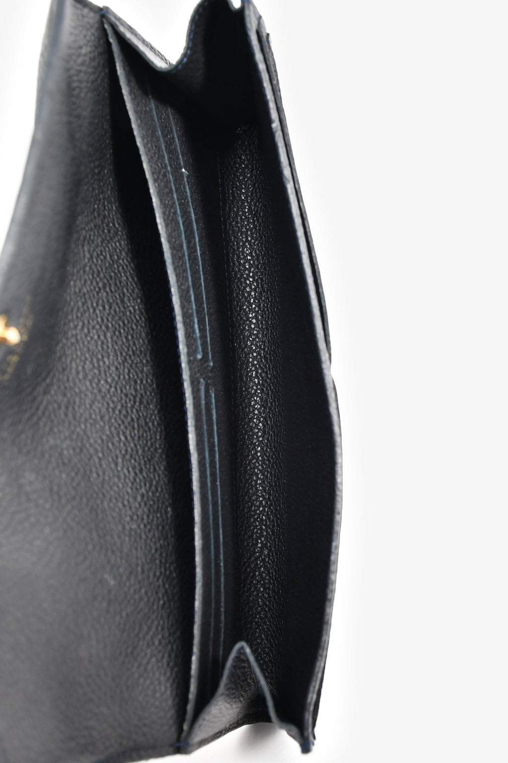 Louis Vuitton 2019 Black Empreinte 'Sarah' Wallet with Extra Insert (As Is)