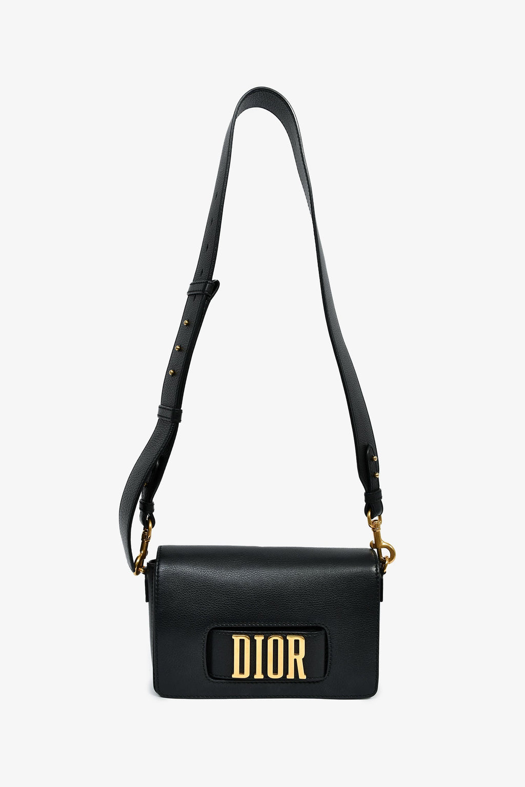 Christian Dior Black Leather Revolution Bag