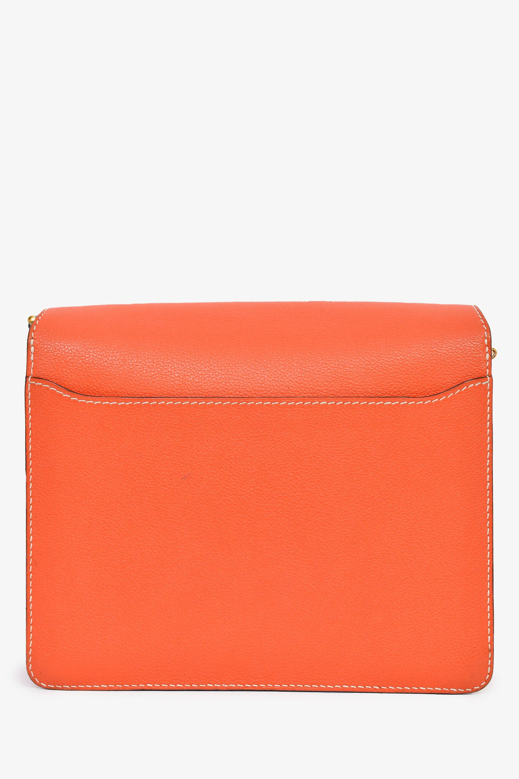 Hermès Orange Evercolour Leather 'Sac Roulis' 23 Crossbody
