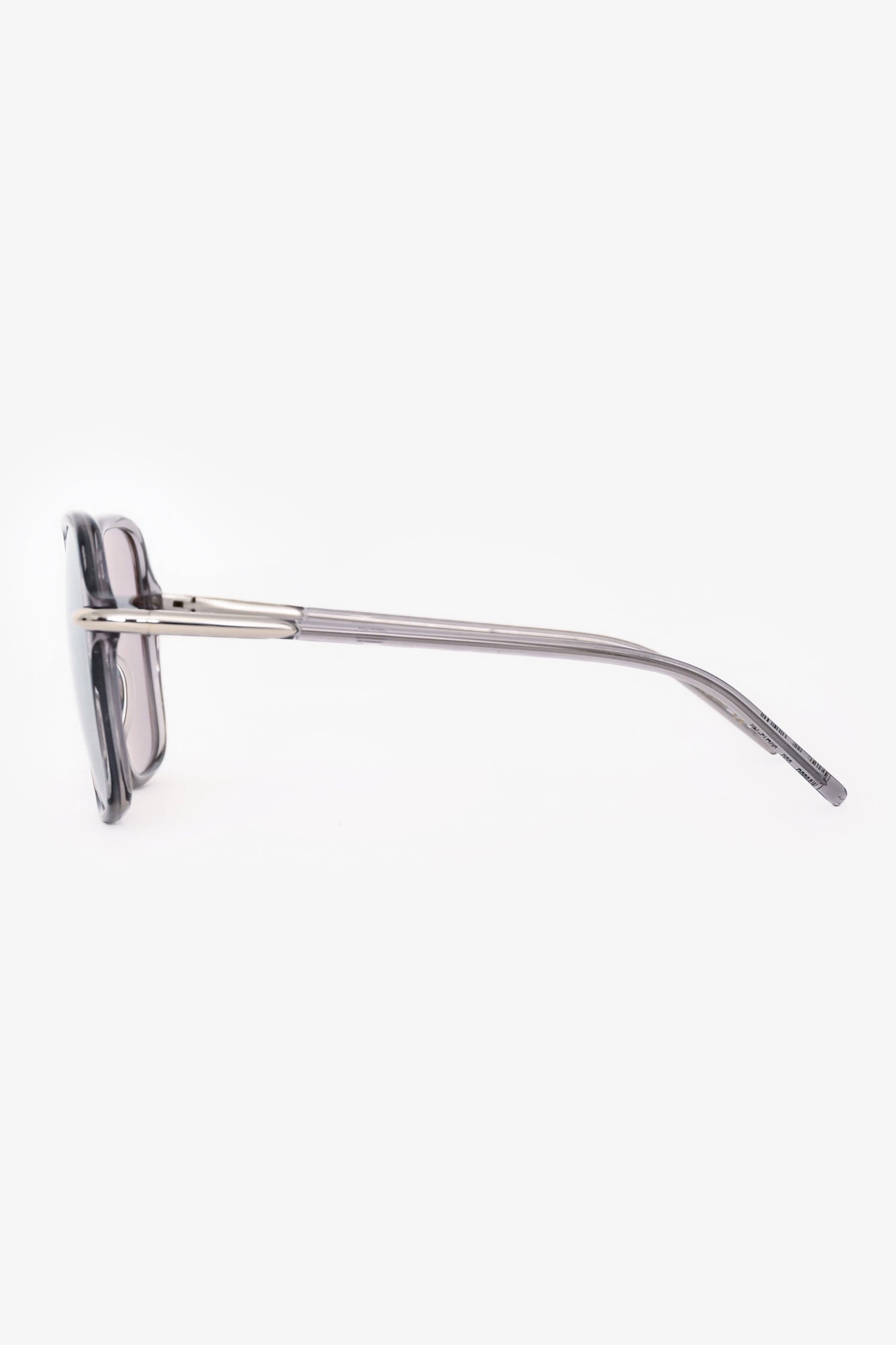 Pomellato Grey Acrylic Oversized Sunglasses