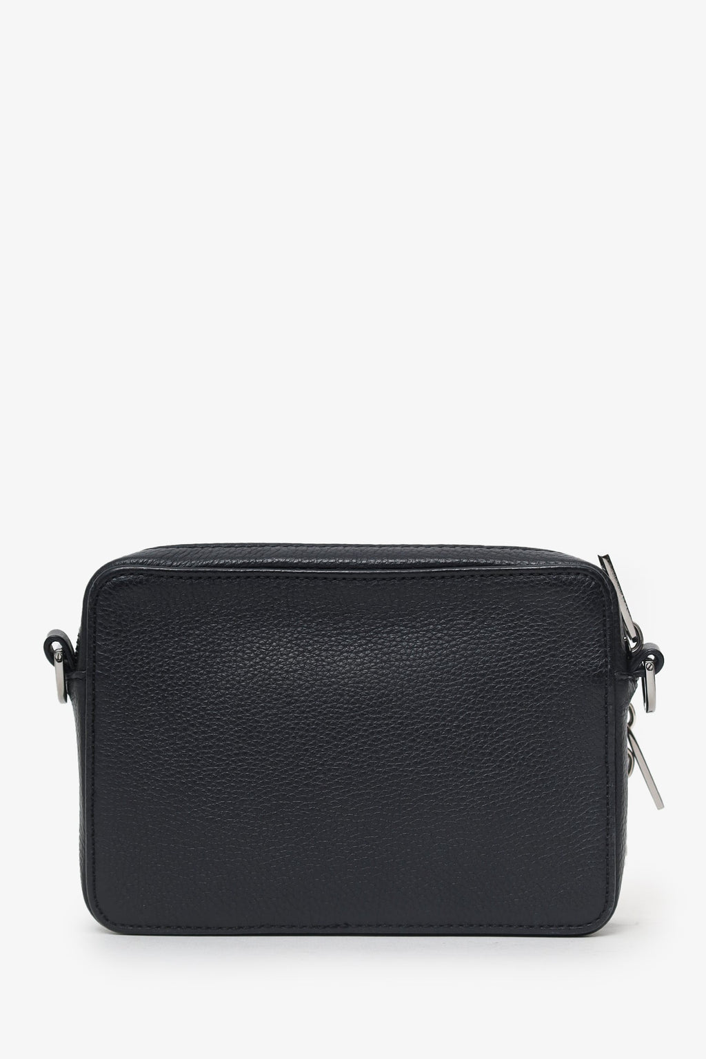 Christian Dior 2019 Black Grained Calfskin Double Zip Crossbody