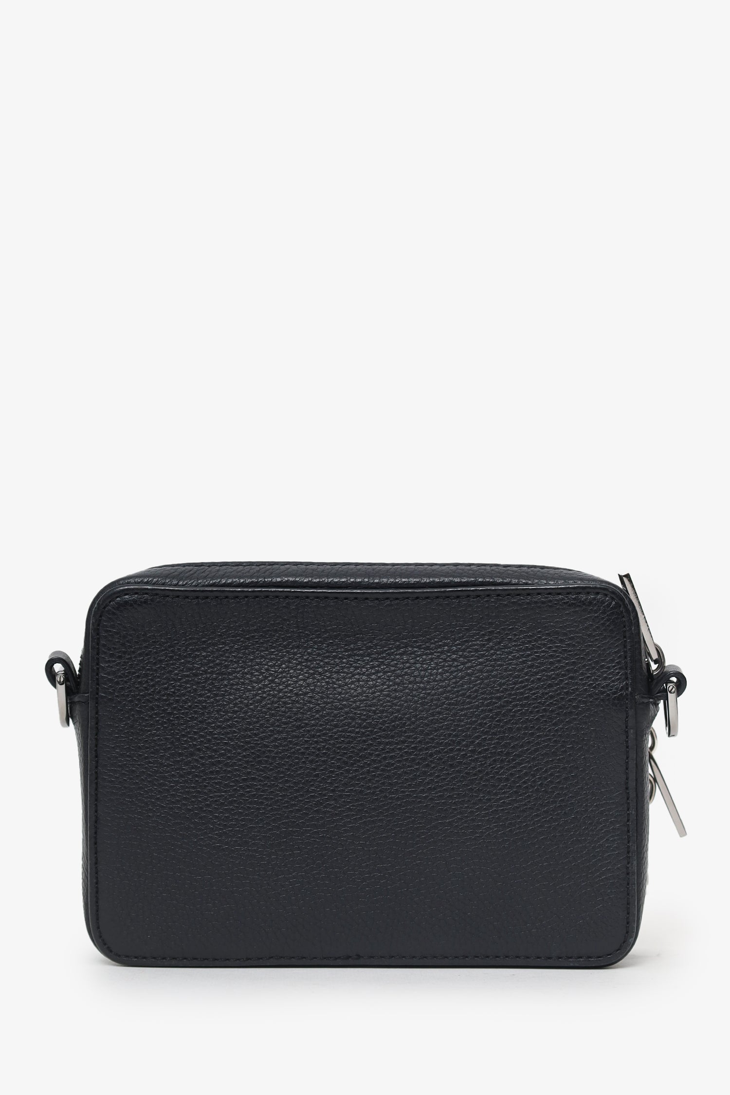 Christian Dior 2019 Black Grained Calfskin Double Zip Crossbody