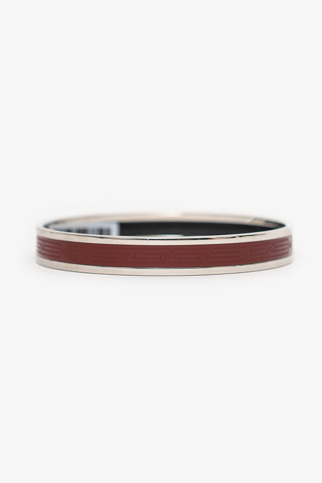 Hermès Bordeaux Colour Sellier Bangle