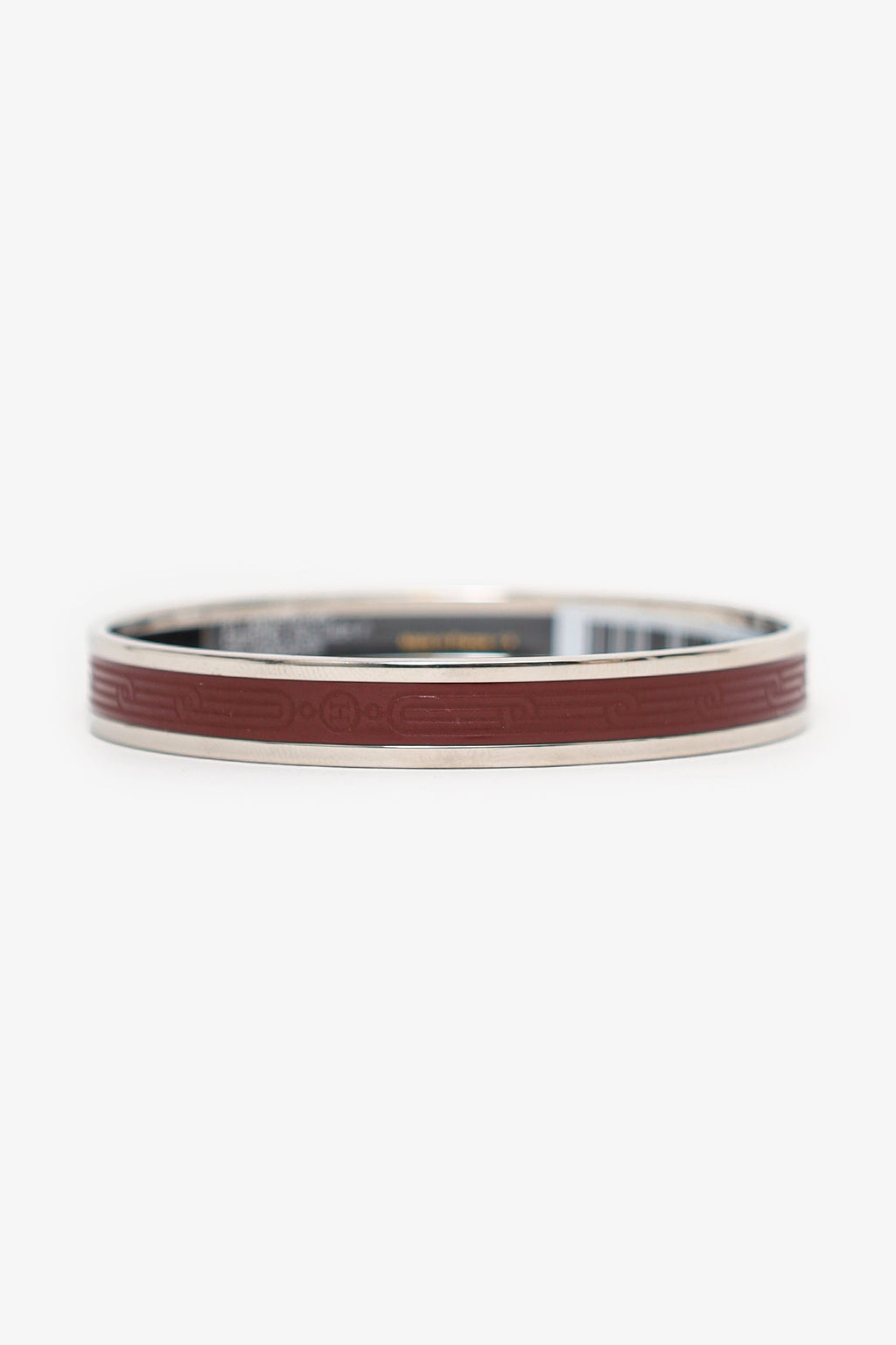 Hermès Bordeaux Colour Sellier Bangle