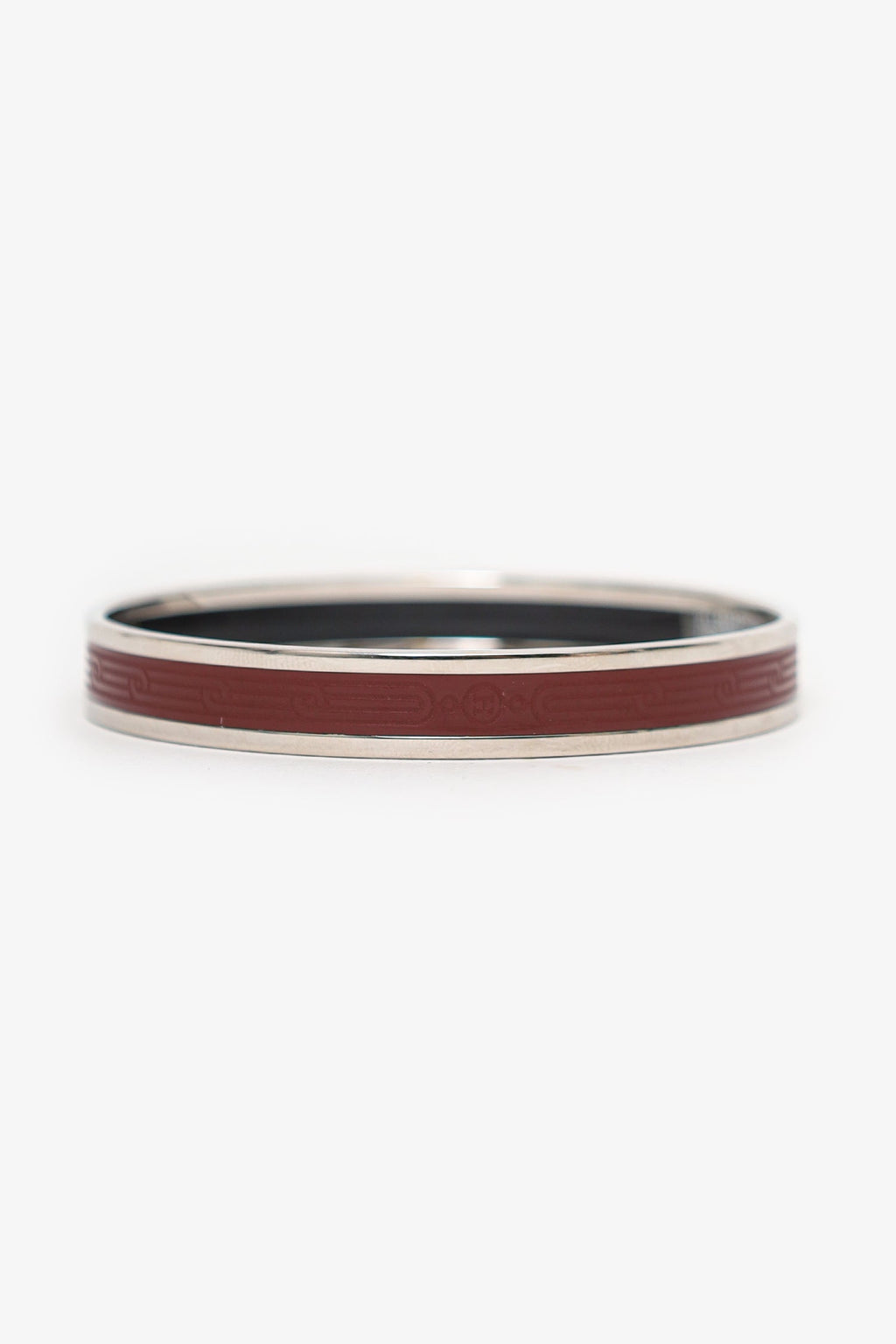 Hermès Bordeaux Colour Sellier Bangle