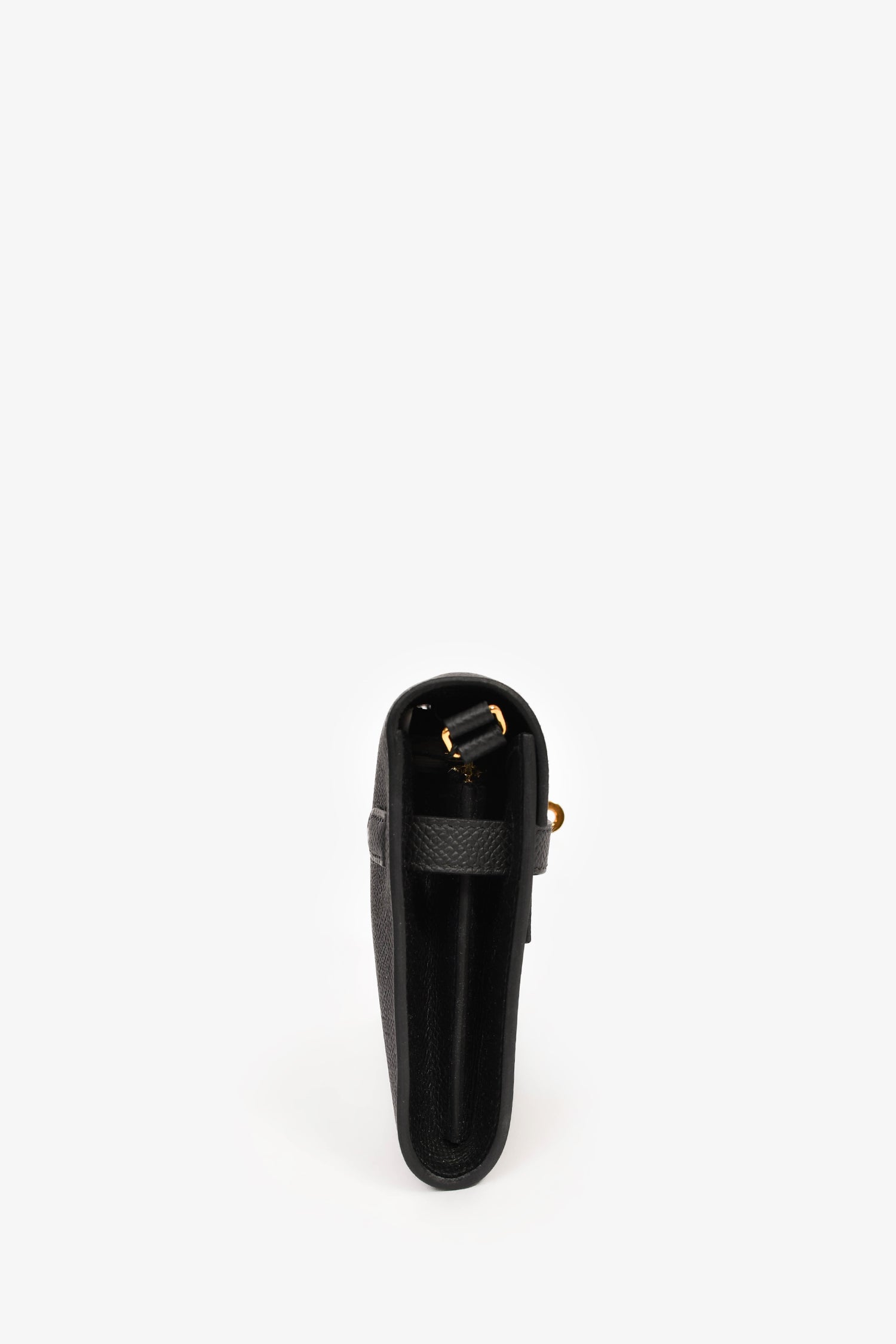 Hermès Black Epsom Leather Kelly Togo Crossbody