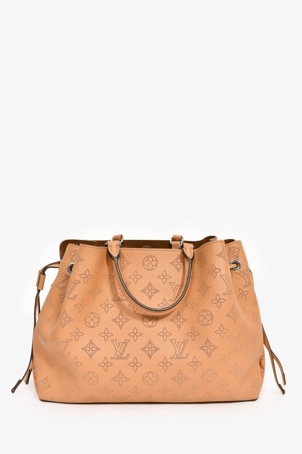 Louis Vuitton Camel Mahina Leather 'Bella' 3-Way Tote