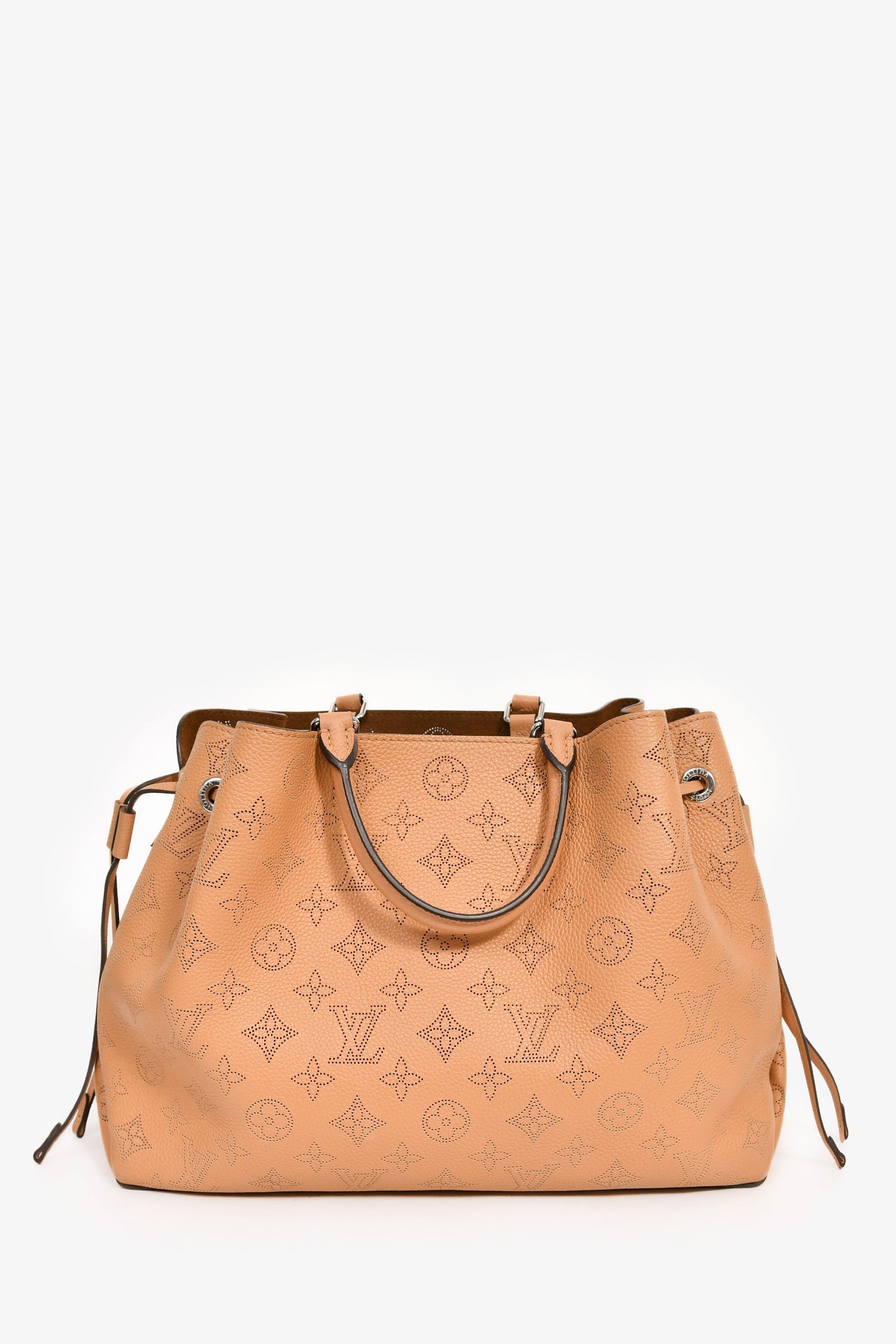 Louis Vuitton Camel Mahina Leather 'Bella' 3-Way Tote