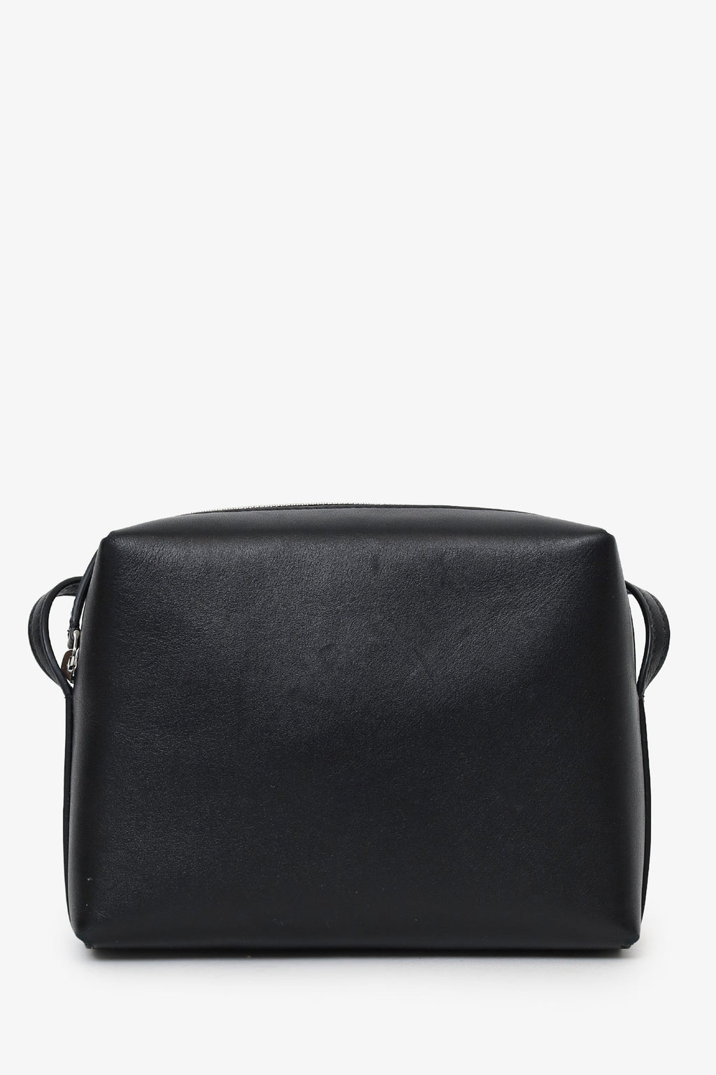 The Row Black Leather Regent Crossbody Bag