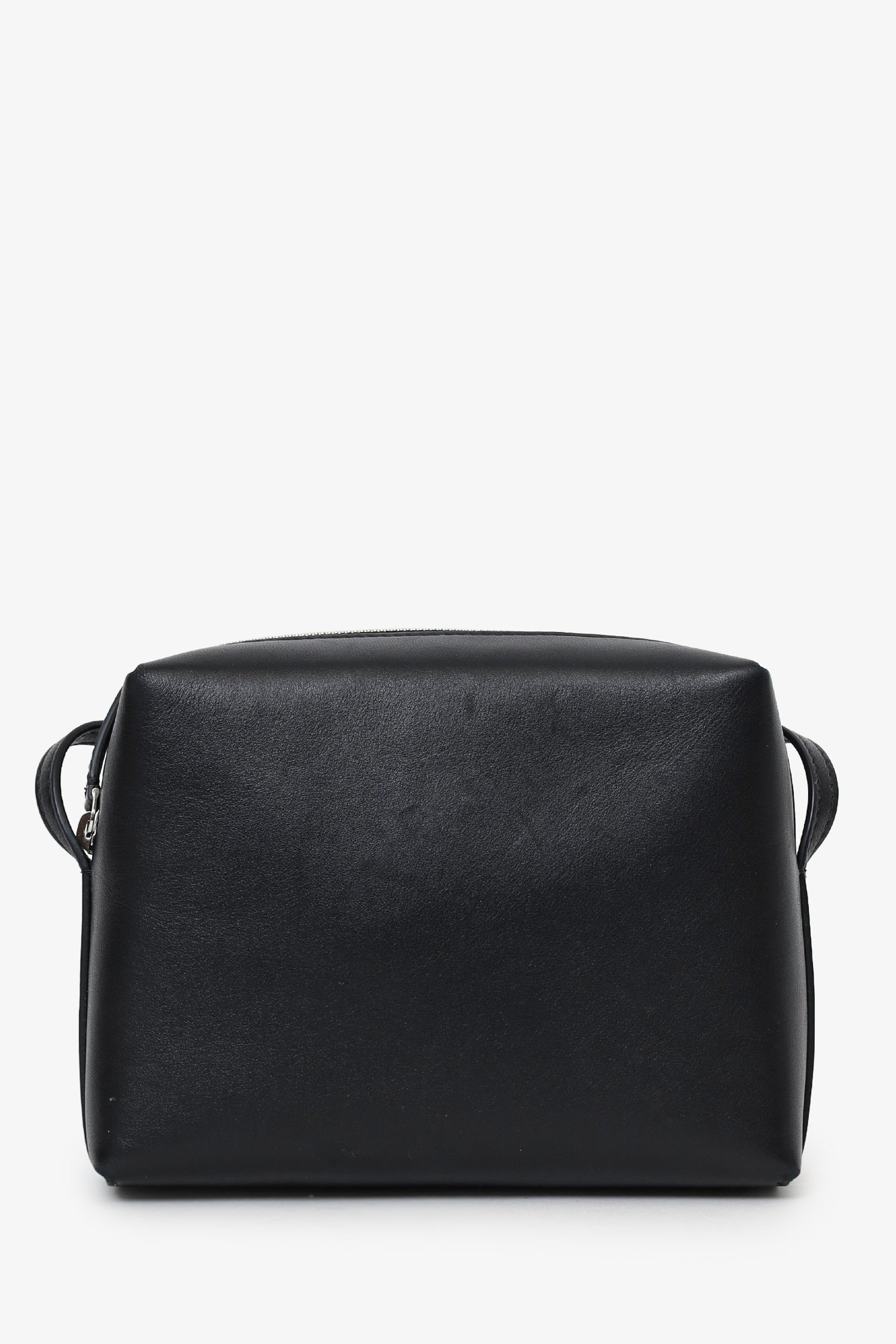 The Row Black Leather Regent Crossbody Bag