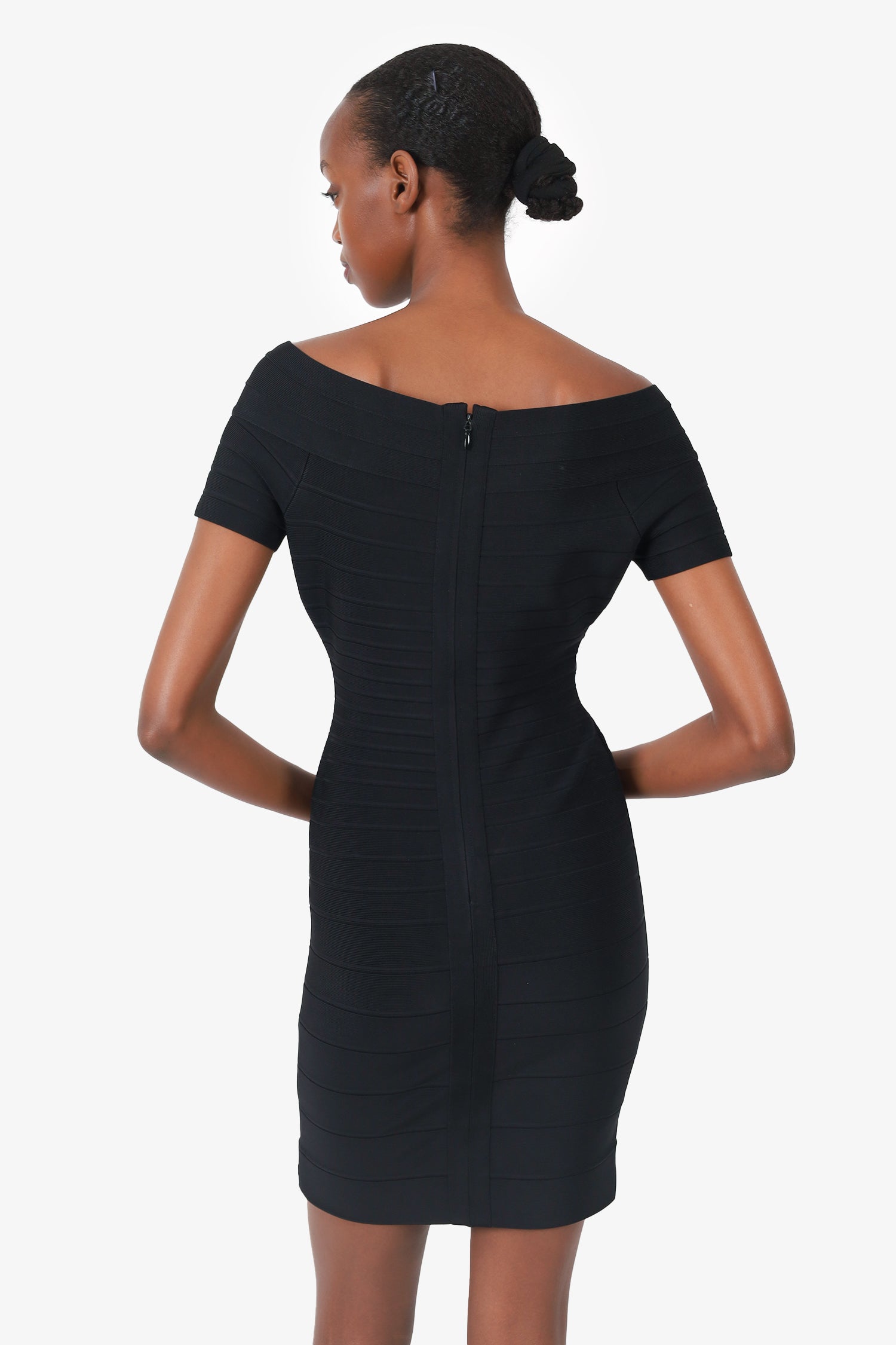 Herve Leger X Max Azria Black Dress Size M