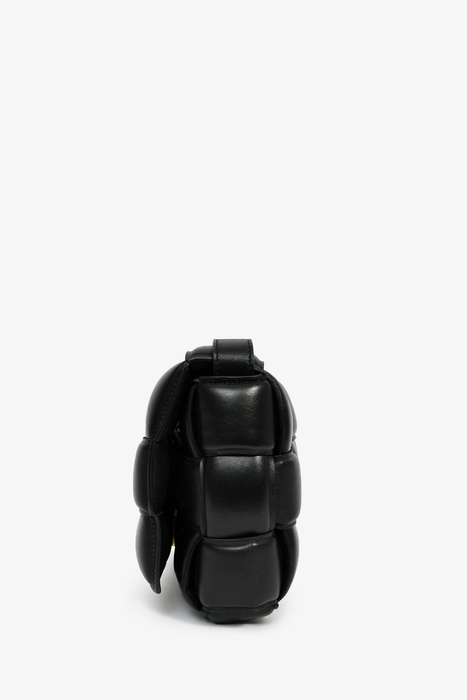 Bottega Veneta Black Padded Leather Cassette Crossbody Bag