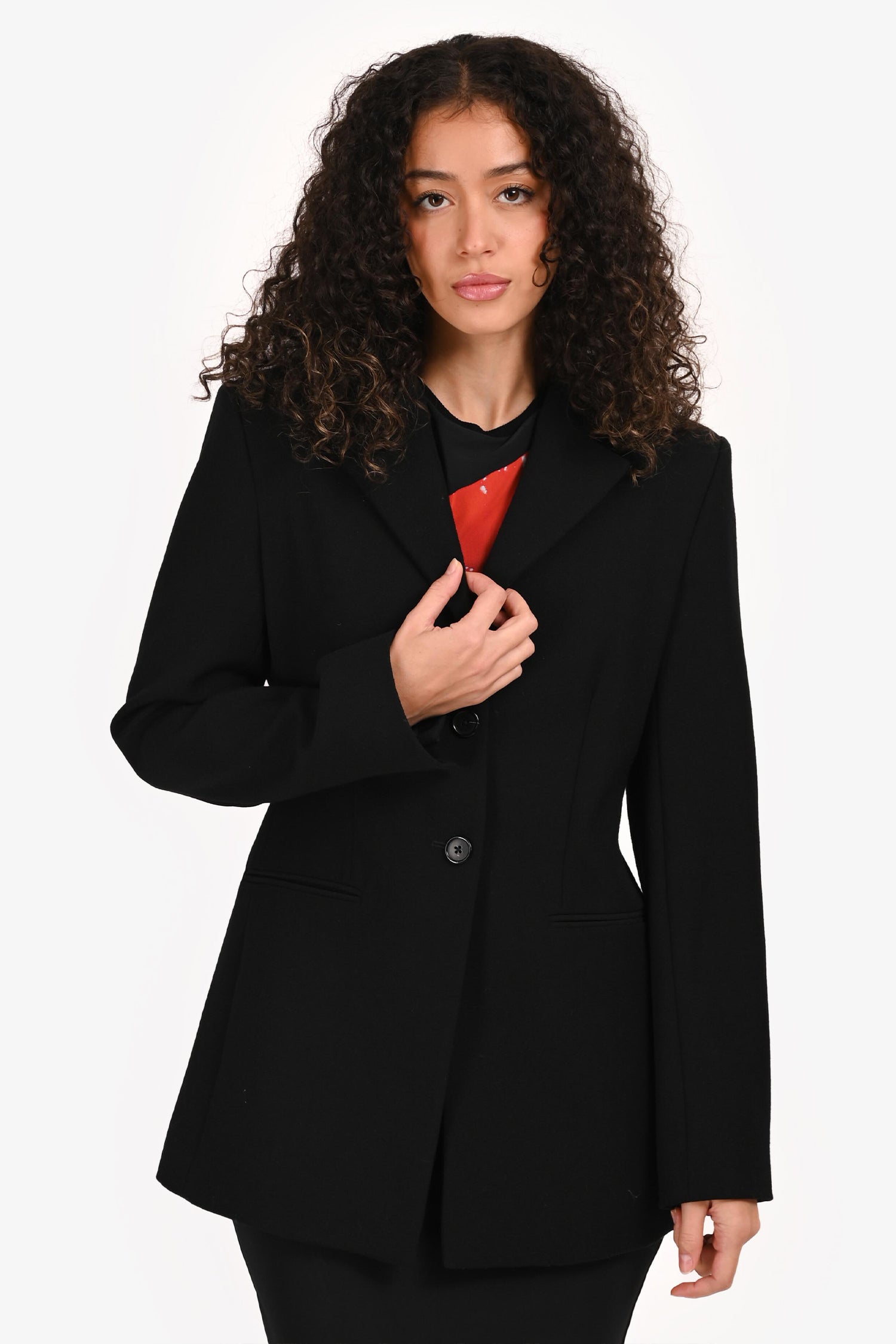 The Row Black Wool Tailored Blazer Size 4